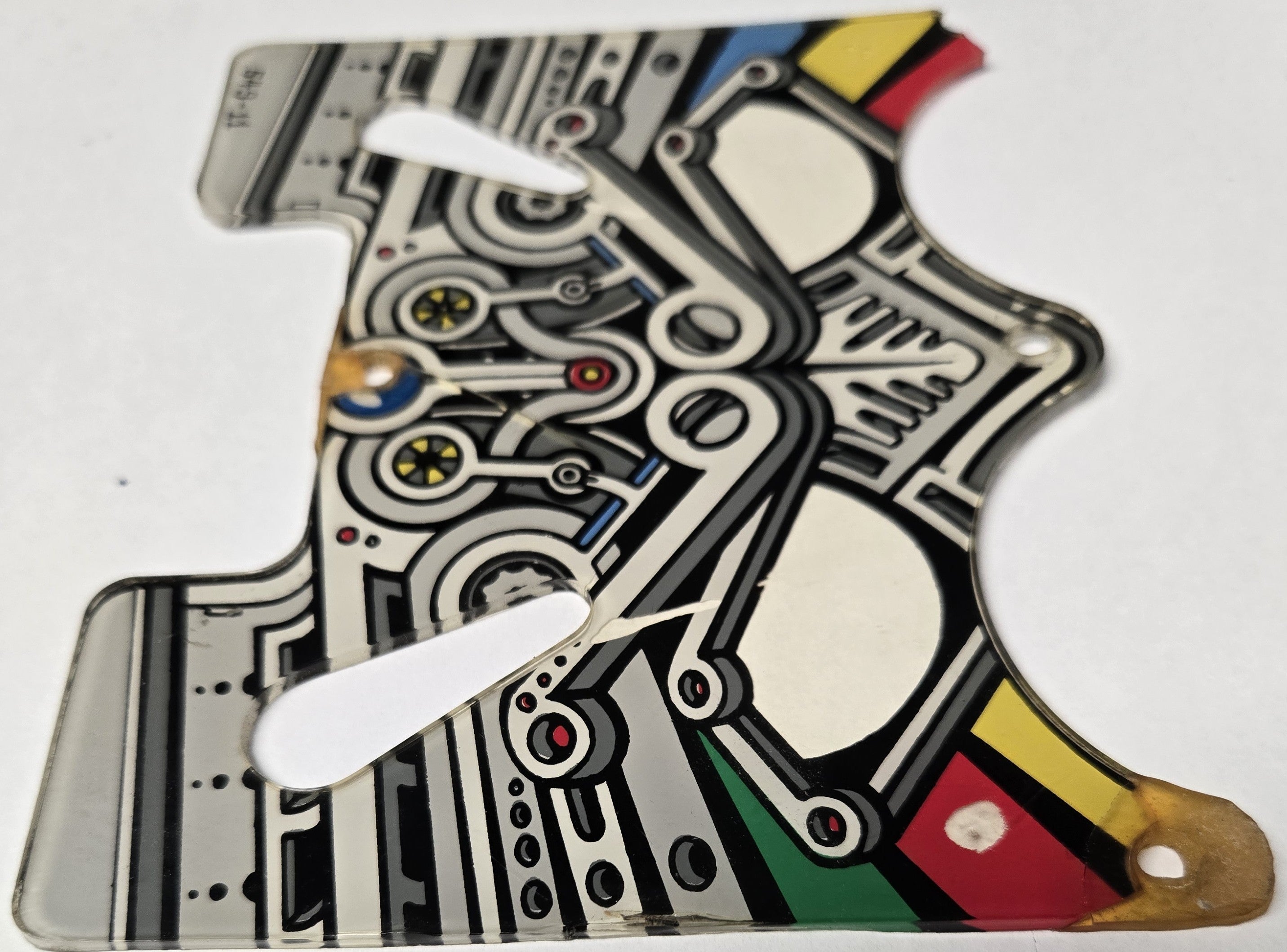 Pinbot Pinball (Williams, 1986) Original Playfield Plastic 549-11