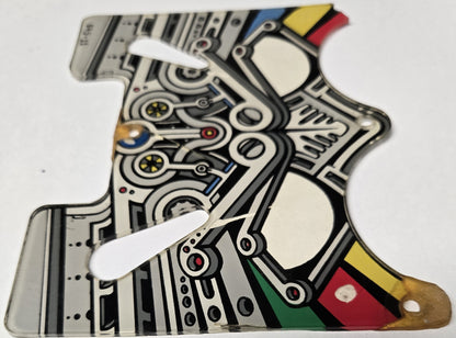 Pinbot Pinball (Williams, 1986) Original Playfield Plastic 549-11