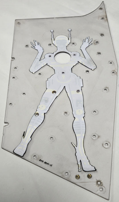 Pinbot Pinball (Williams, 1986) Original Playfield Plastic 31-1408-549 - Mini Playfield