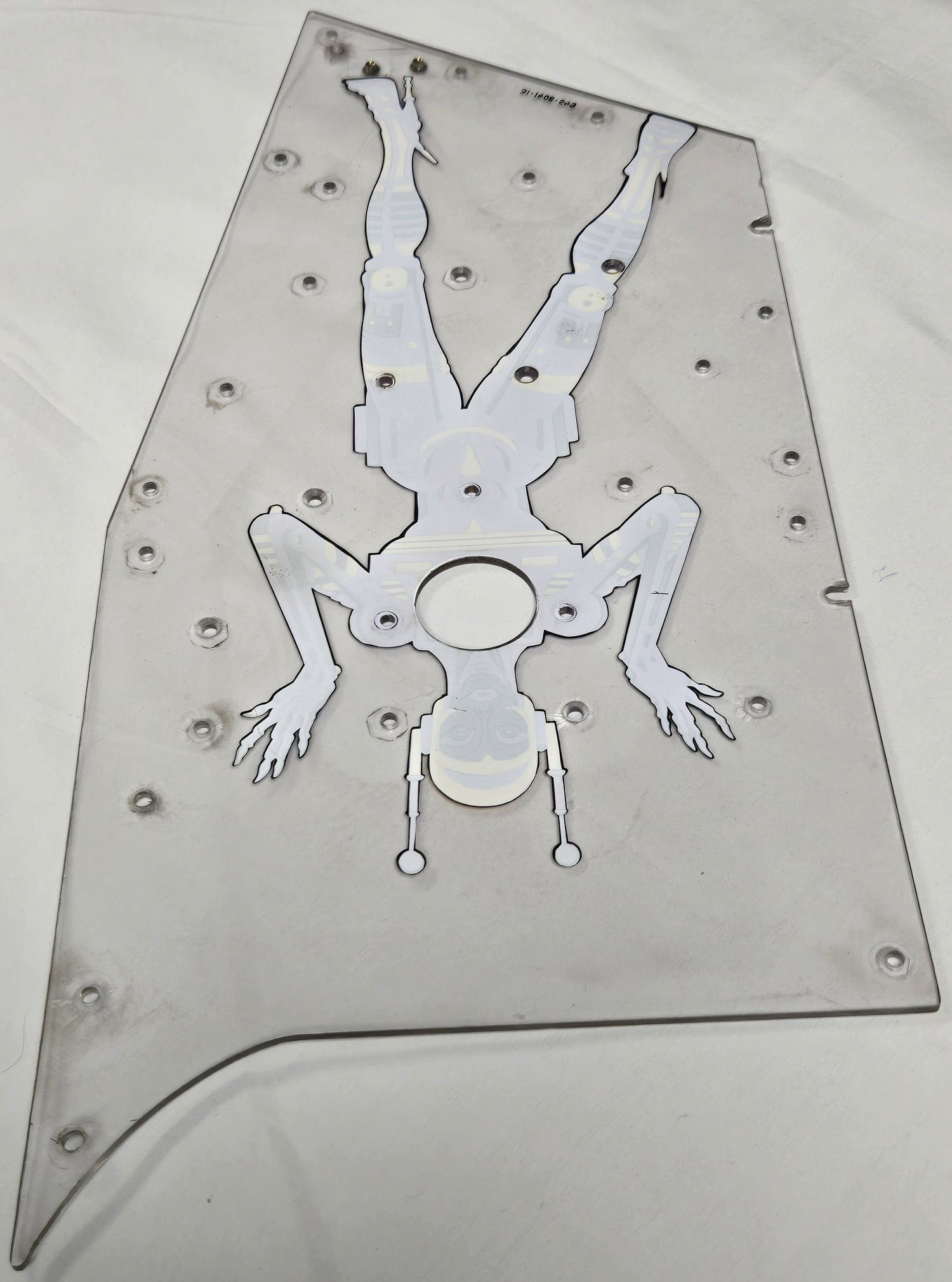 Pinbot Pinball (Williams, 1986) Original Playfield Plastic 31-1408-549 - Mini Playfield