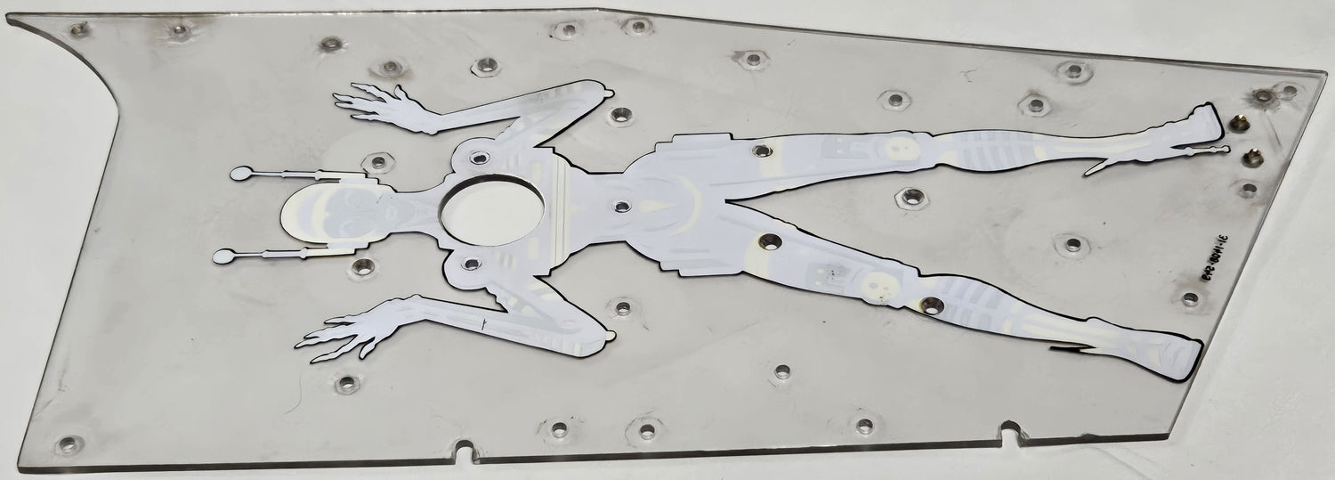 Pinbot Pinball (Williams, 1986) Original Playfield Plastic 31-1408-549 - Mini Playfield