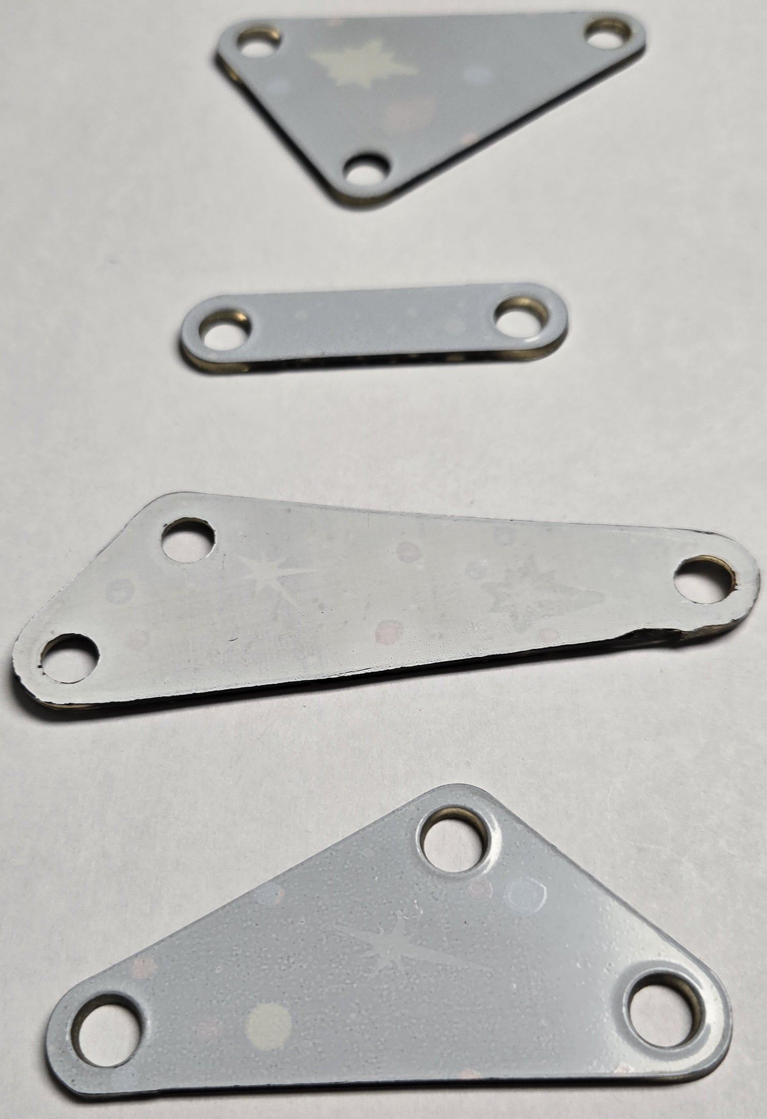 Pinbot Pinball (Williams, 1986) Original Playfield Plastic 549-XX (Set of 4)