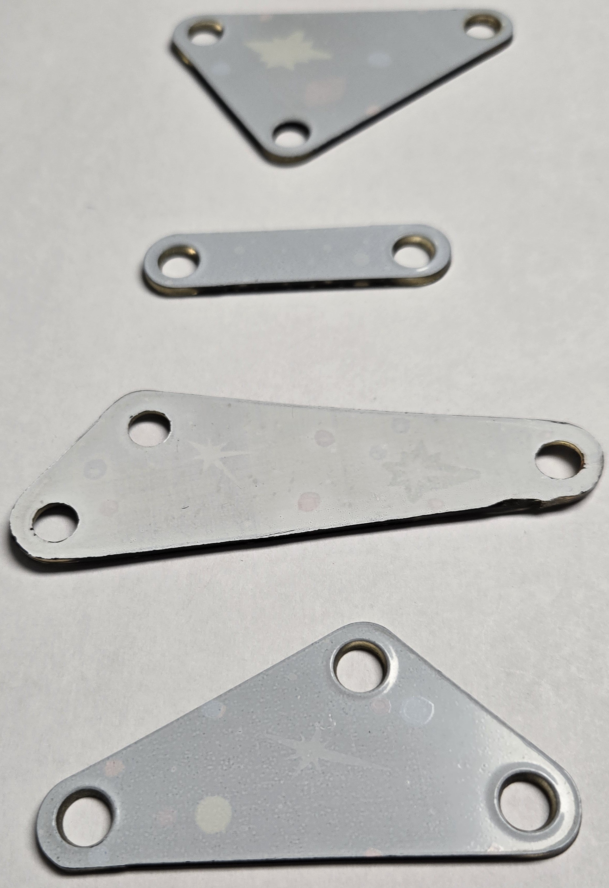 Pinbot Pinball (Williams, 1986) Original Playfield Plastic 549-XX (Set of 4)