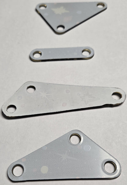 Pinbot Pinball (Williams, 1986) Original Playfield Plastic 549-XX (Set of 4)