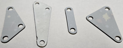 Pinbot Pinball (Williams, 1986) Original Playfield Plastic 549-XX (Set of 4)