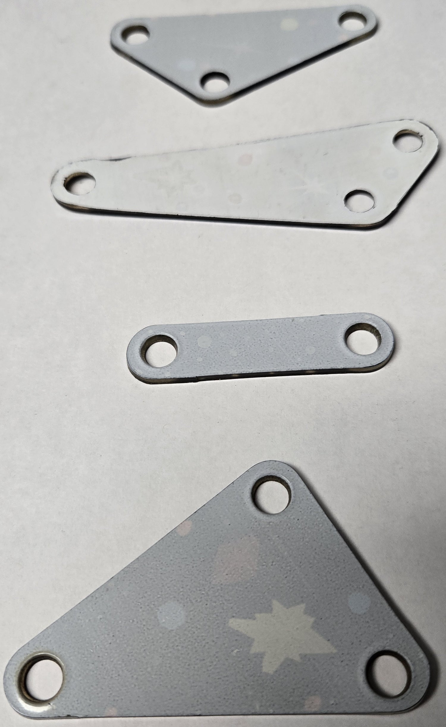 Pinbot Pinball (Williams, 1986) Original Playfield Plastic 549-XX (Set of 4)