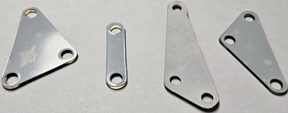 Pinbot Pinball (Williams, 1986) Original Playfield Plastic 549-XX (Set of 4)