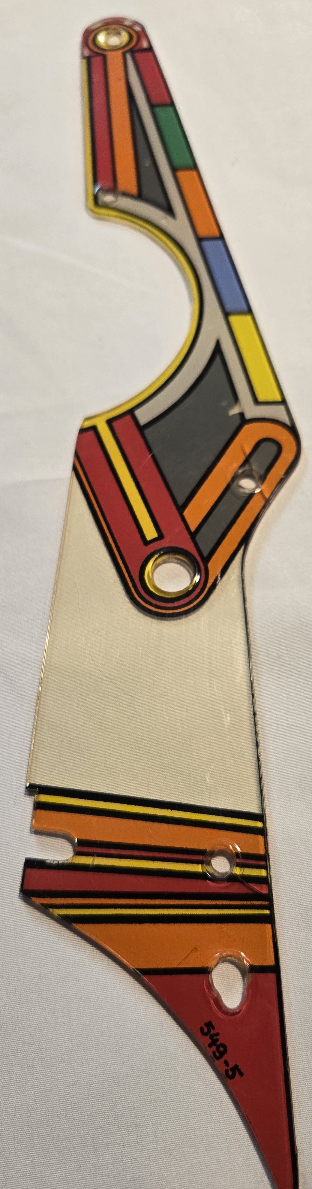 Pinbot Pinball (Williams, 1986) Original Playfield Plastic 549-05