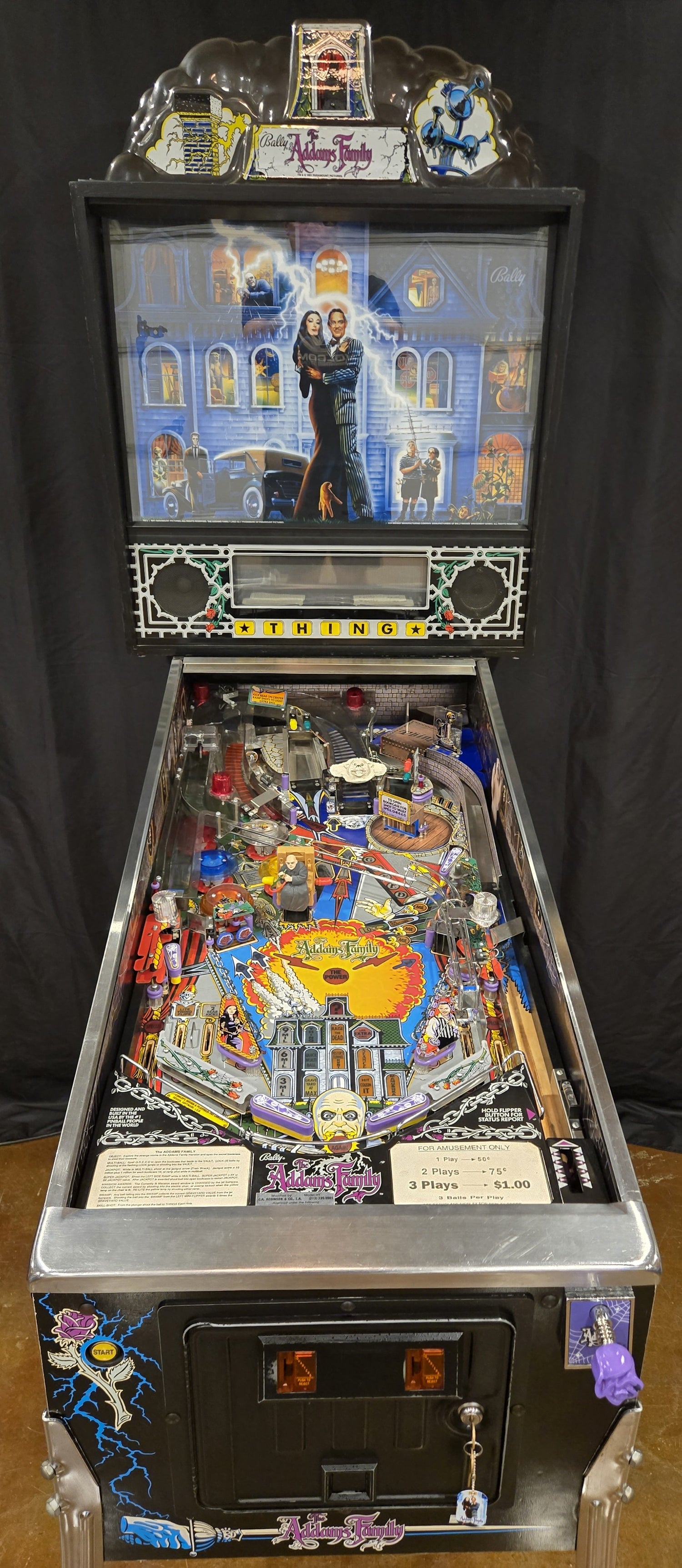 Addams Family (Refurbished &amp; Modded) Bally 1992
