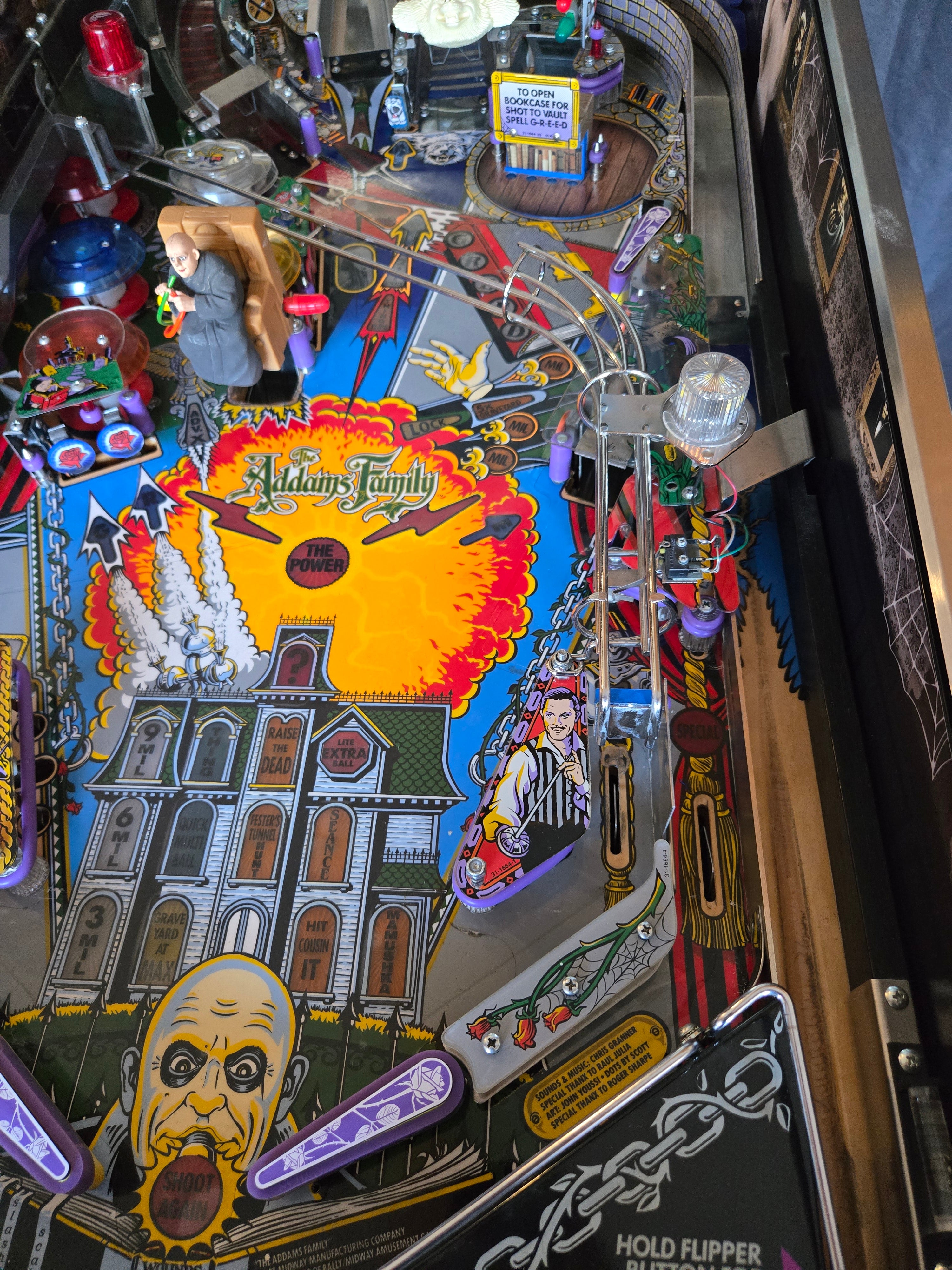 Addams Family (Refurbished &amp; Modded) Bally 1992