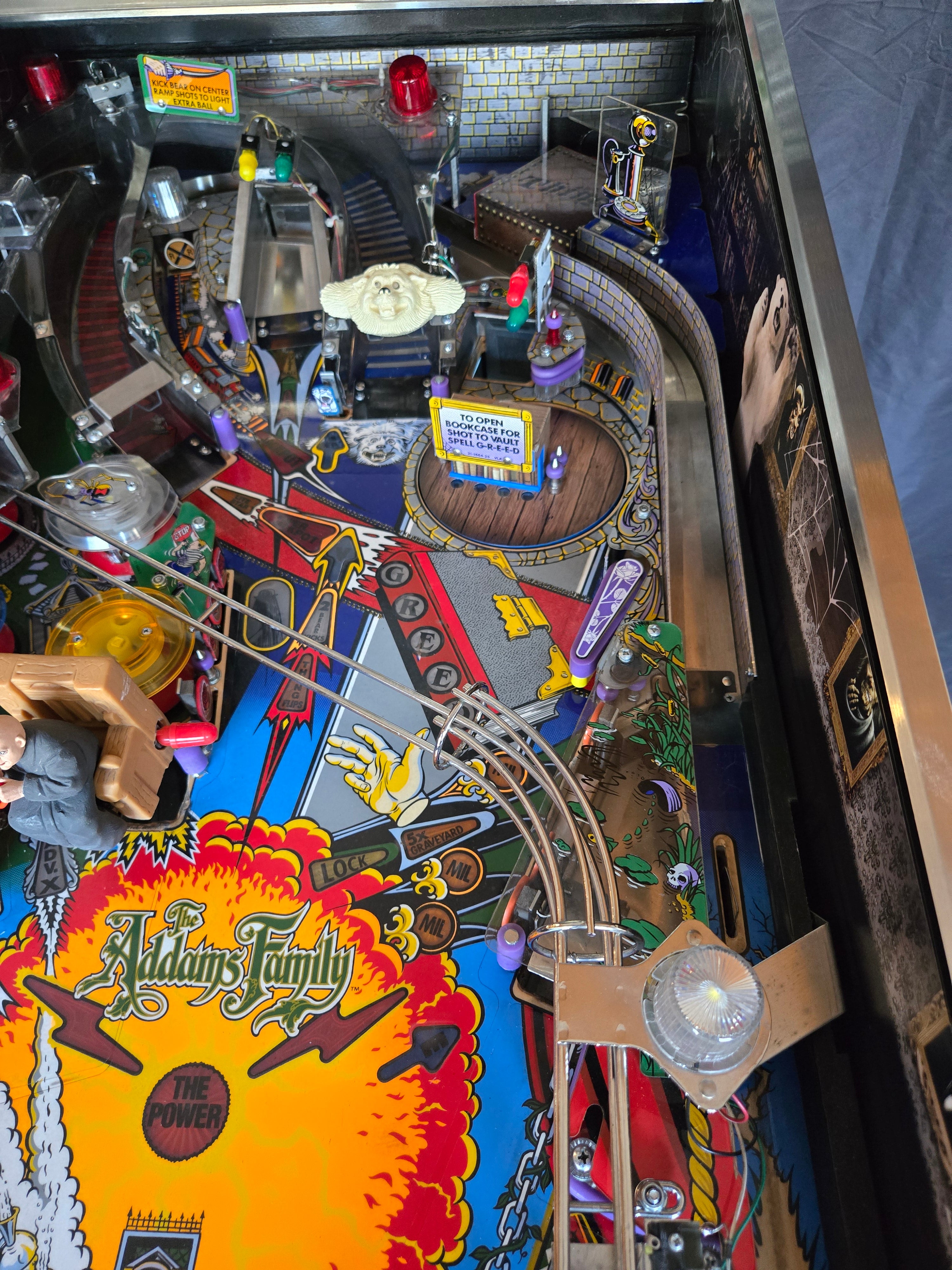 Addams Family (Refurbished &amp; Modded) Bally 1992