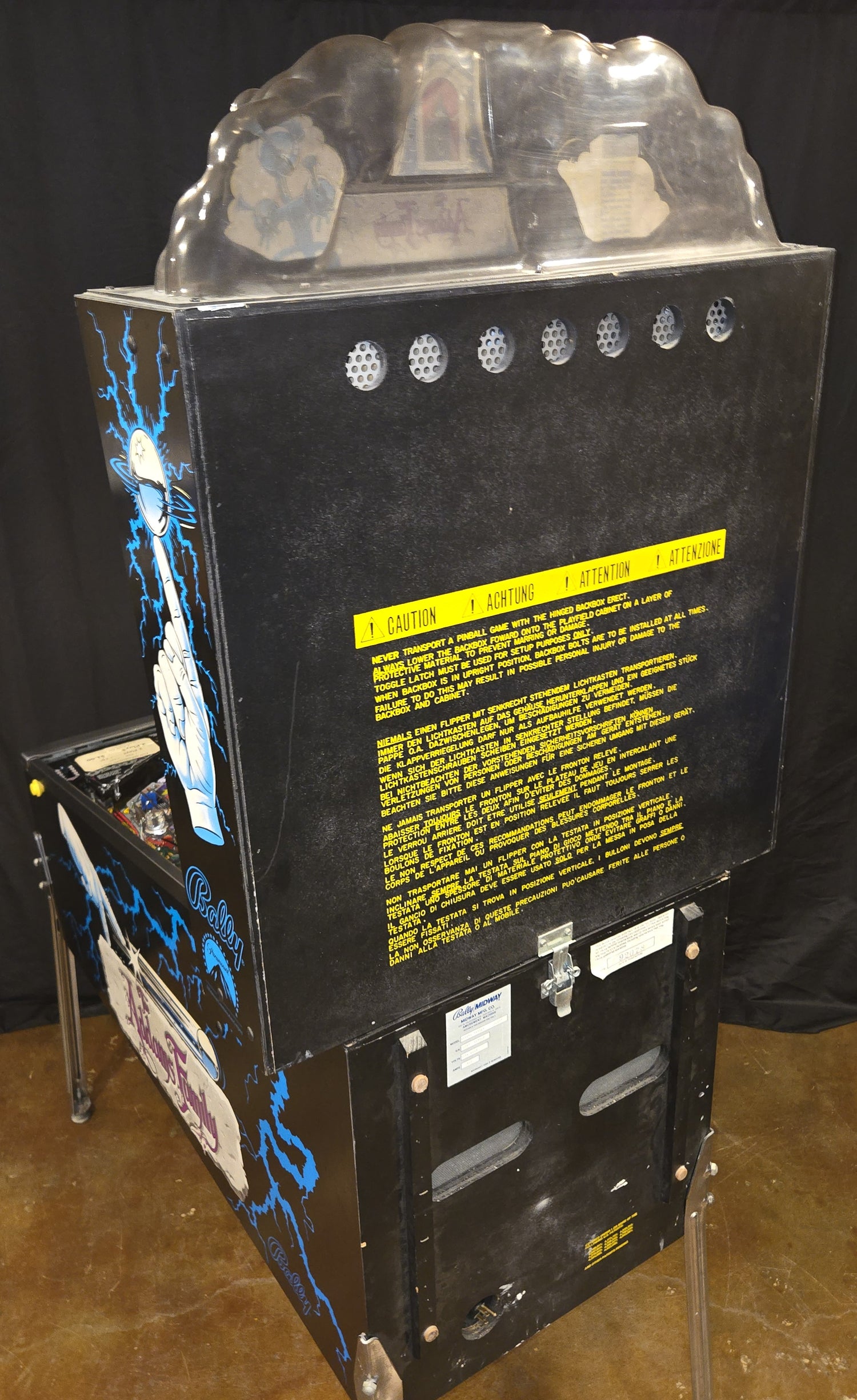 Addams Family (Refurbished &amp; Modded) Bally 1992