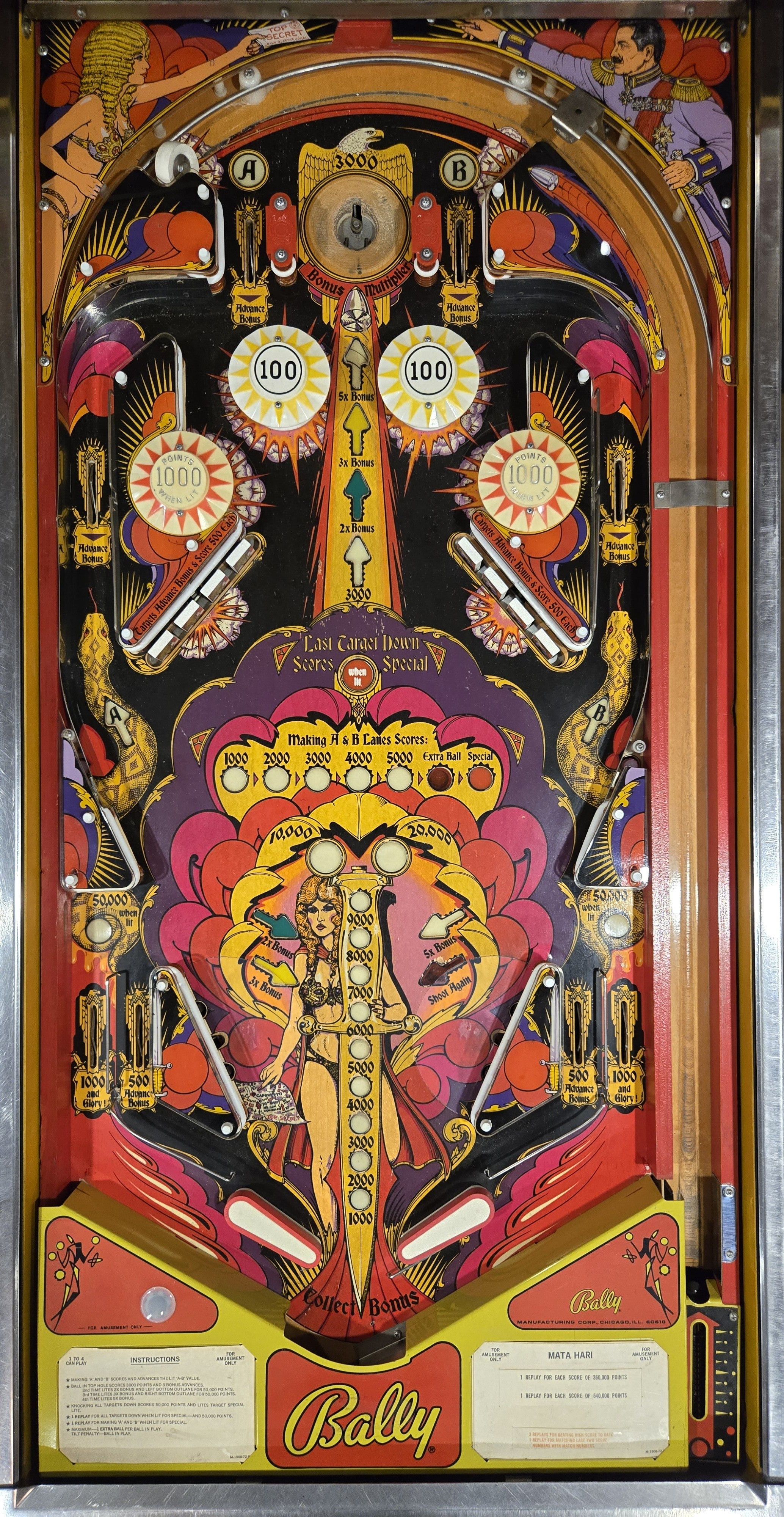 Mata Hari (Refurbished) Bally 1978