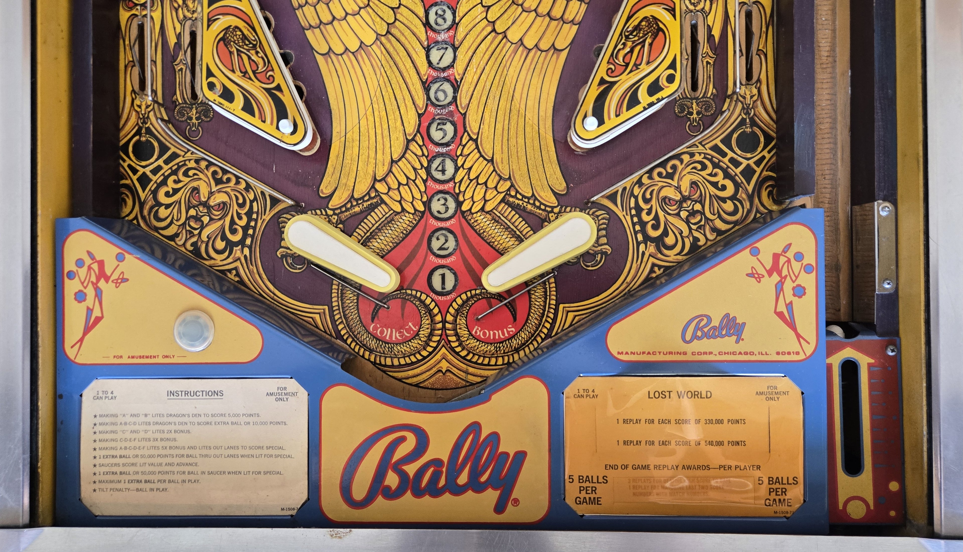 Lost World (Refurbished) Bally 1978