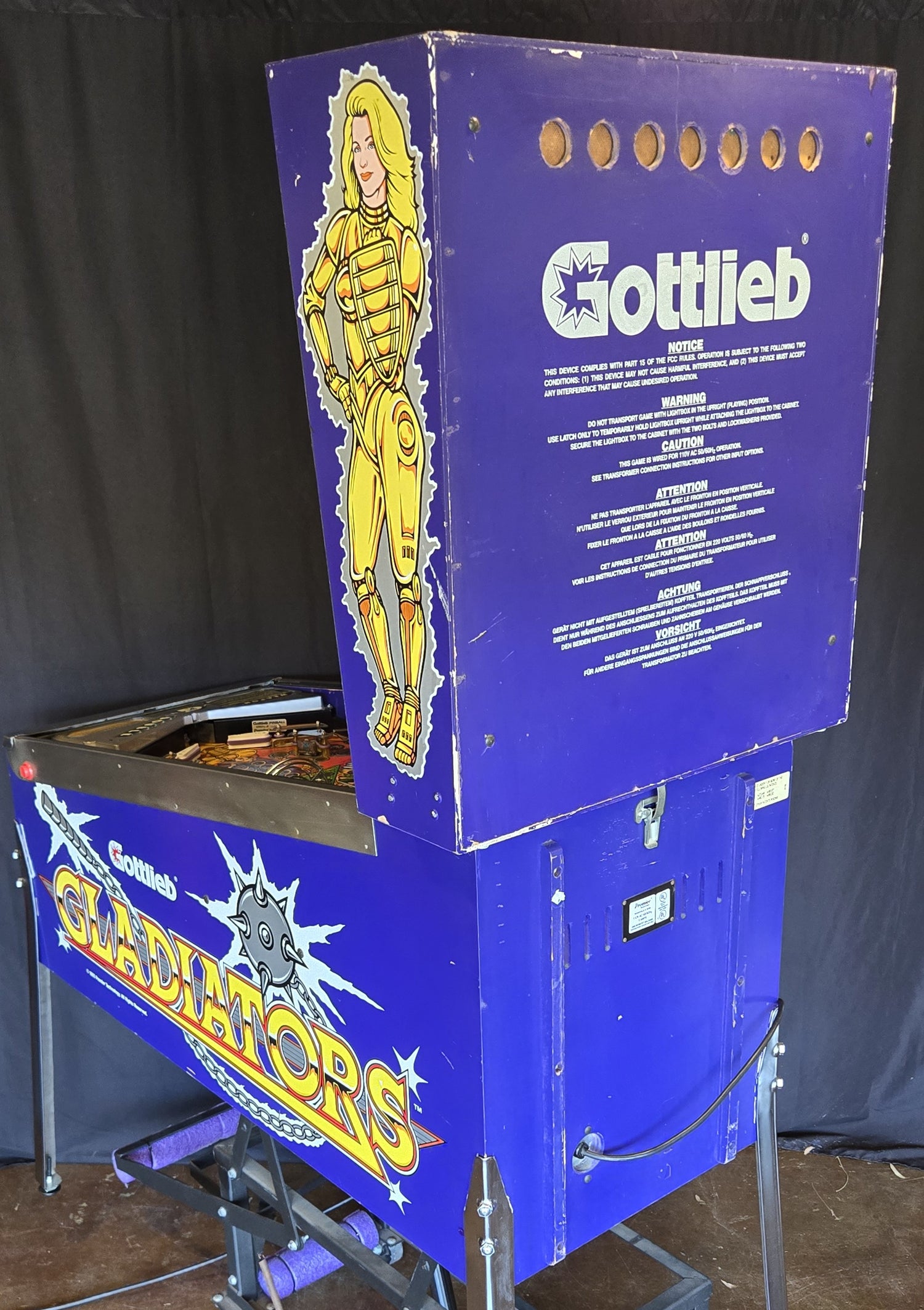 Gladiators (Refurbished) Gottlieb (Premier) 1993