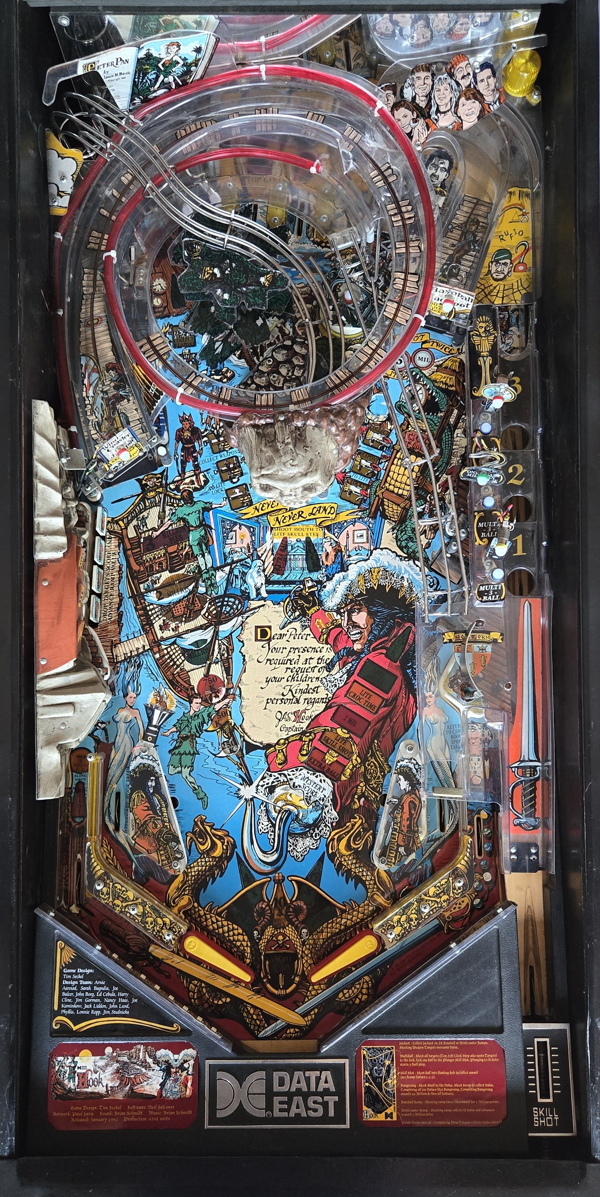 Hook (Refurbished) Data East 1992