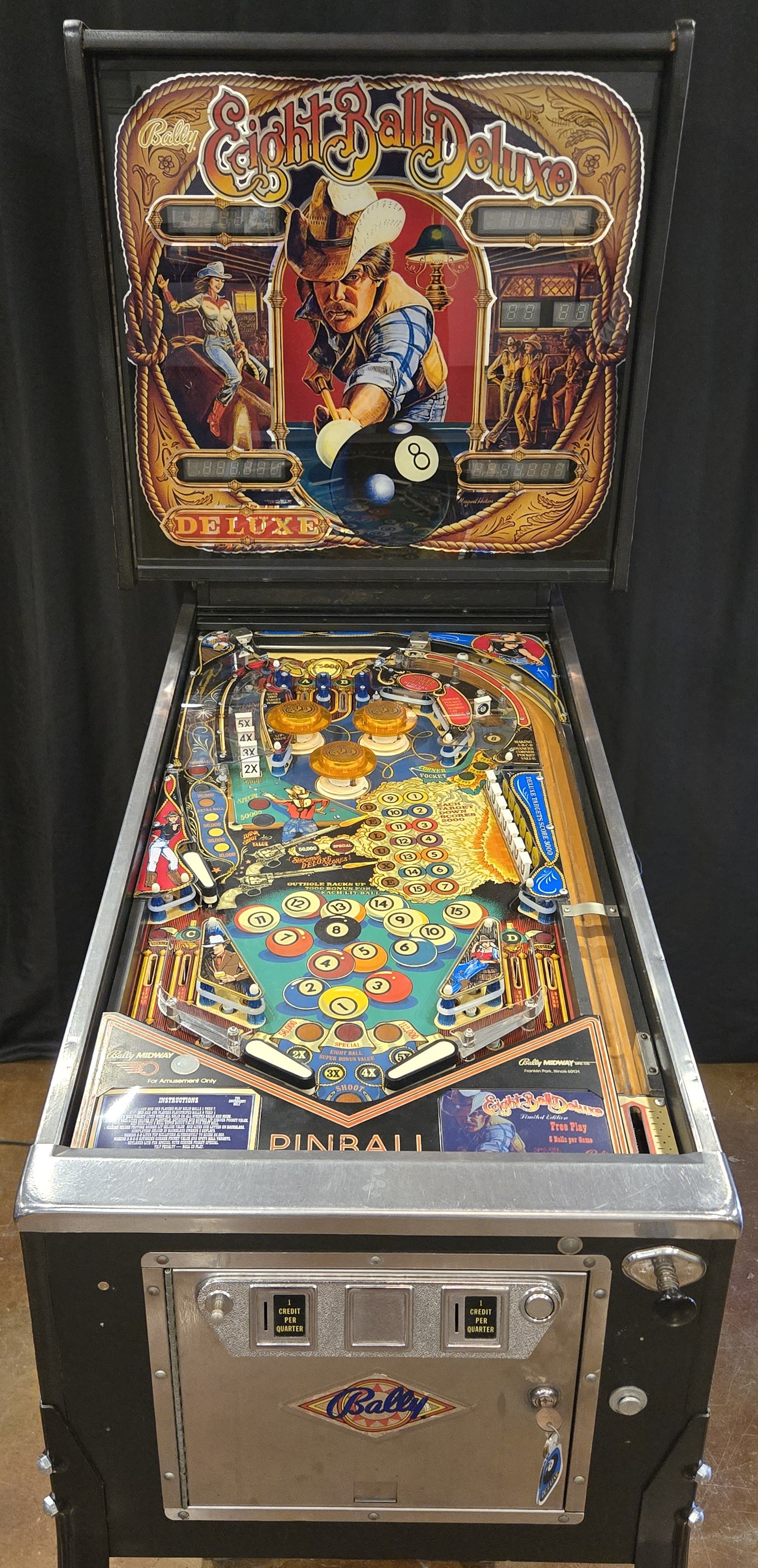 Eight Ball Deluxe (Refurbished) Bally 1984