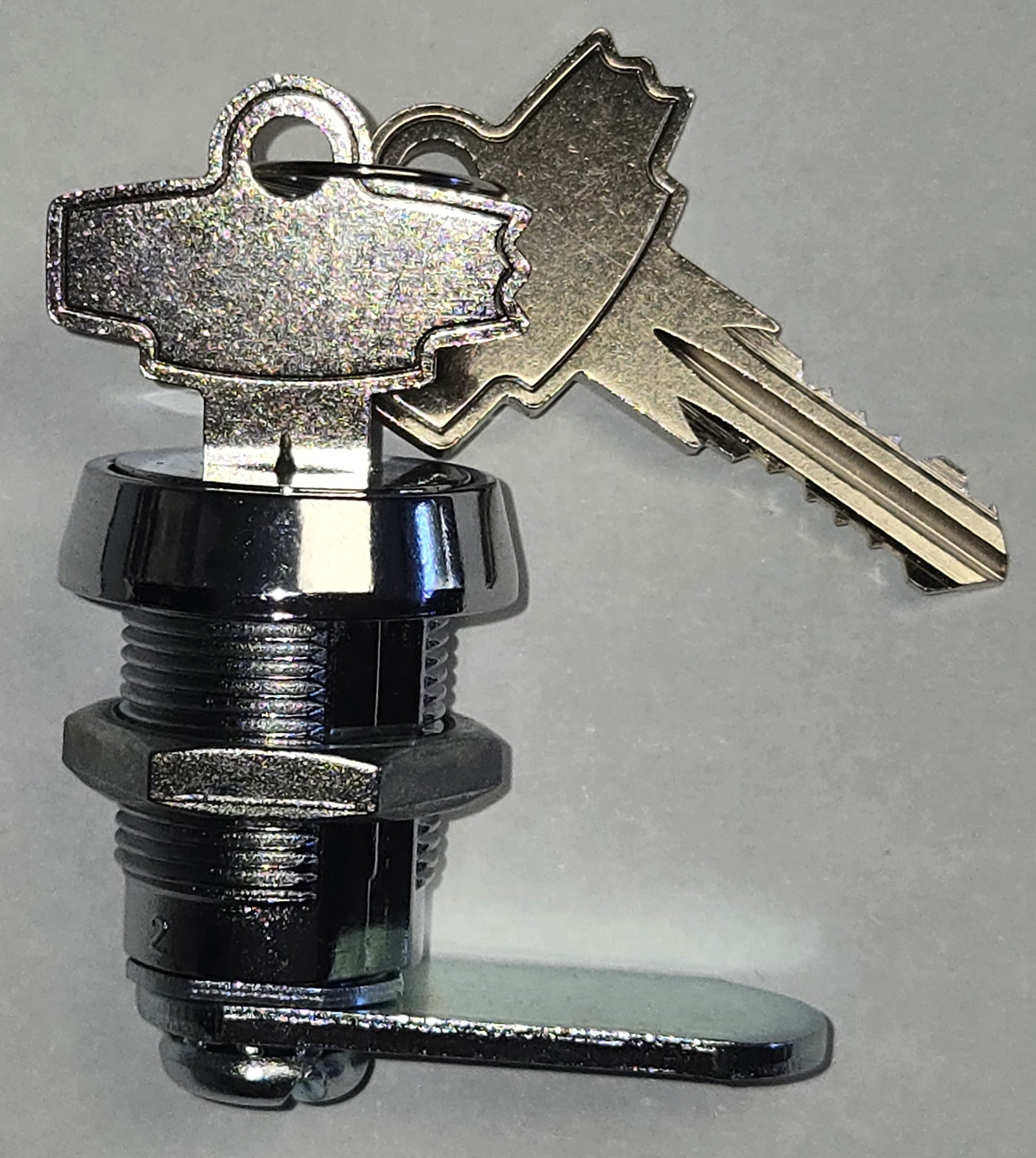 Pinball Coin Door Lock Standard 7/8" Length Double Bitted 2 Keys - Keyed Alike 