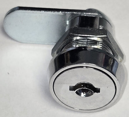 Pinball Coin Door Lock Standard 7/8" Length Double Bitted 2 Keys - Keyed Alike 