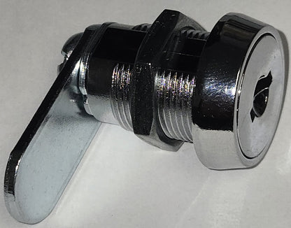 Pinball Coin Door Lock Standard 7/8" Length Double Bitted 2 Keys - Keyed Alike 