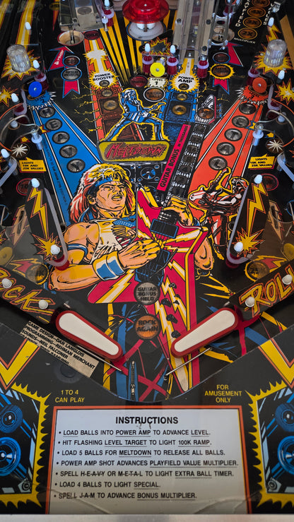 Heavy Metal Meltdown (Completely Shopped) Bally 1987