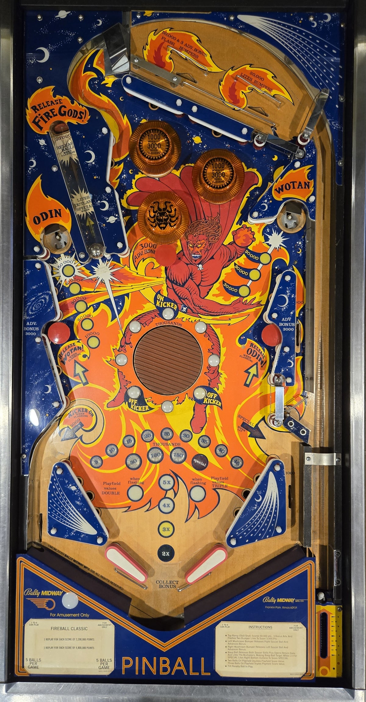 Fireball Classic (Refurbished) Bally 1985