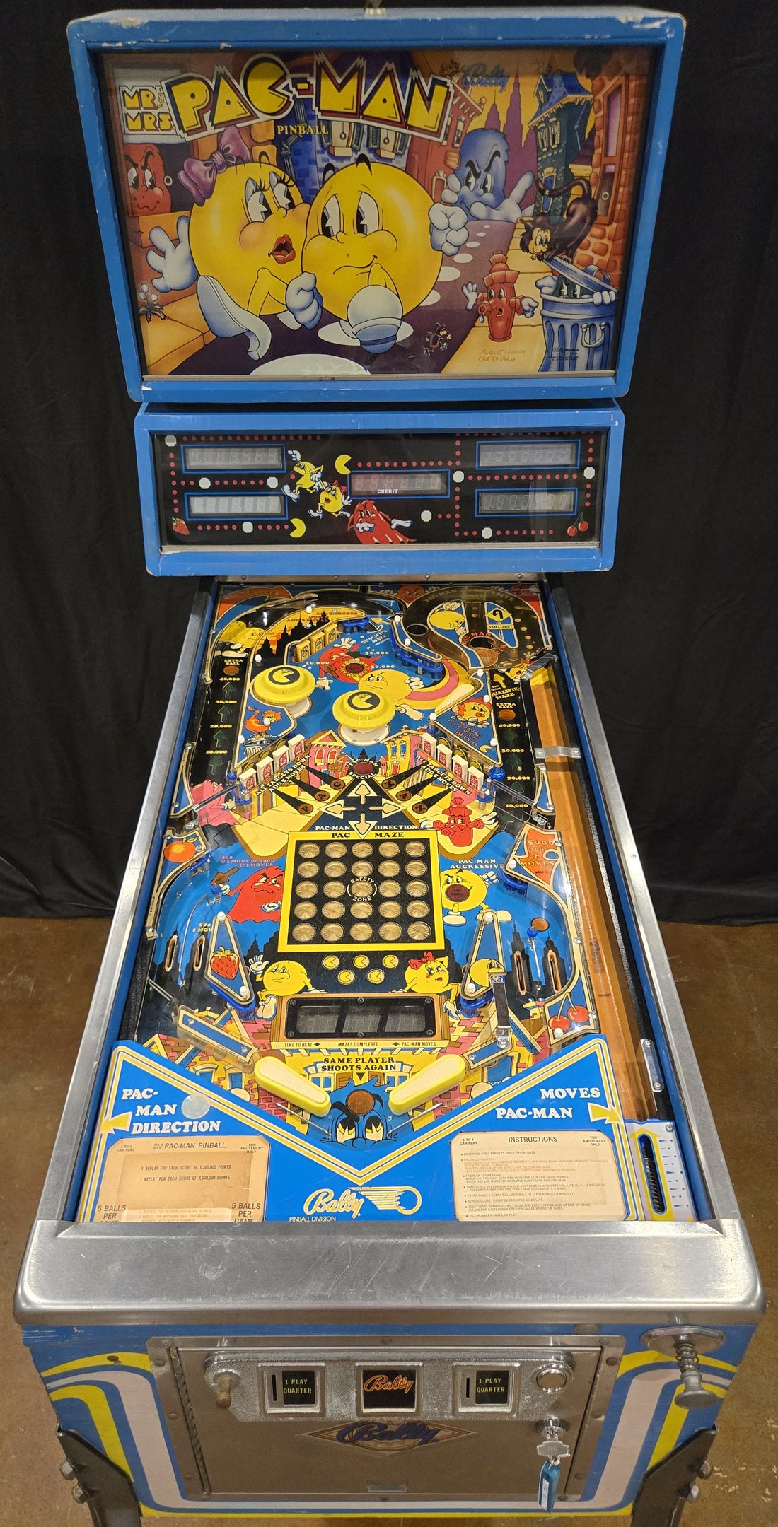 Mr. &amp; Mrs. Pac-Man (Refurbished) Bally 1982