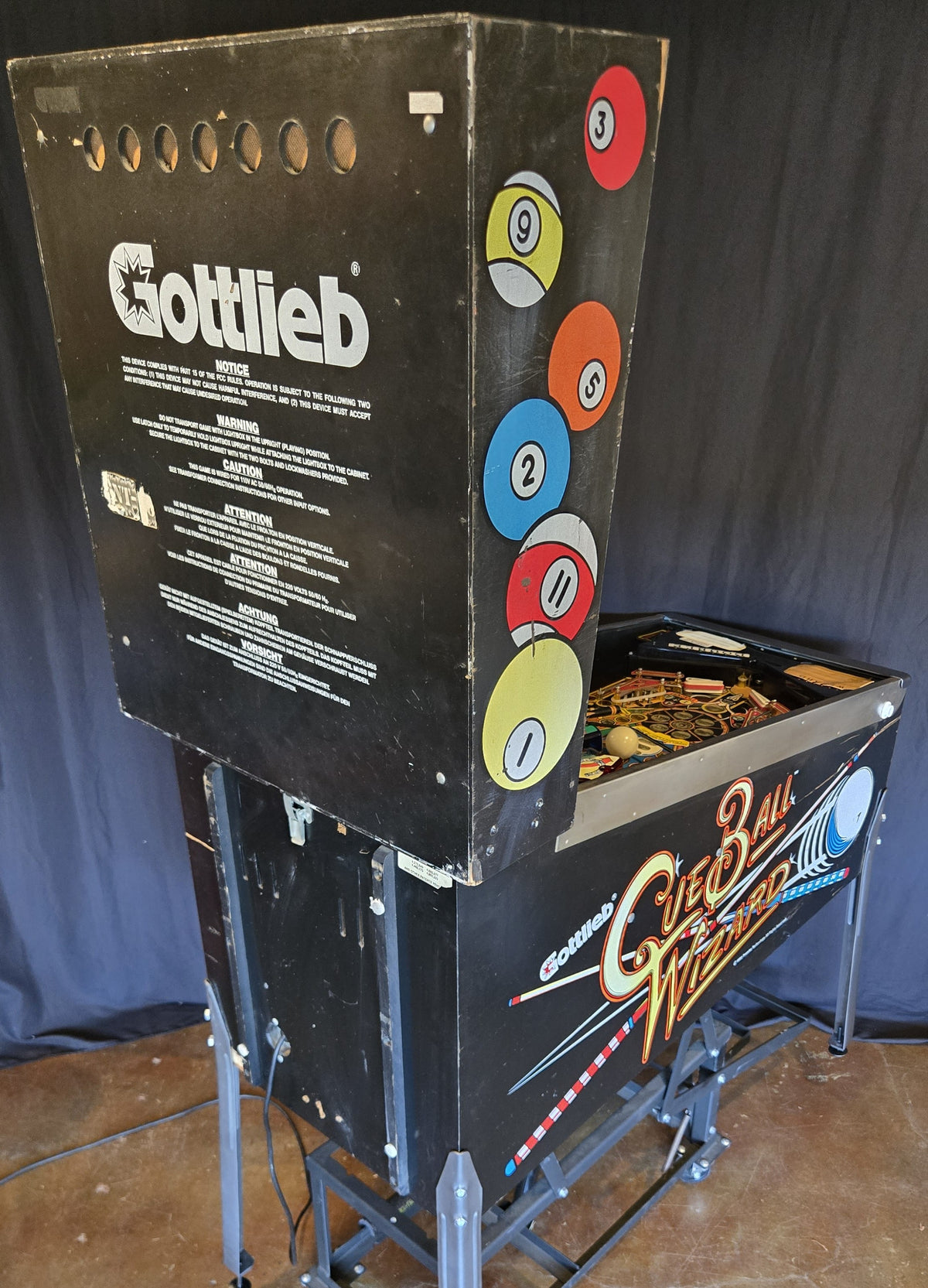 Cue Ball Wizard (Completely Shopped) Gottlieb 1992