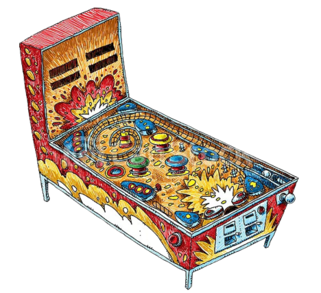 ビンテージ　ピンボール　レトロ　アメリカ US ヴィンテージ ピンボール Yahoo!オークション - 【激レア 】1950