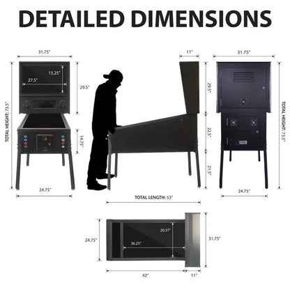 Virtual Pinball Machine (New) with over 1100 tables installed