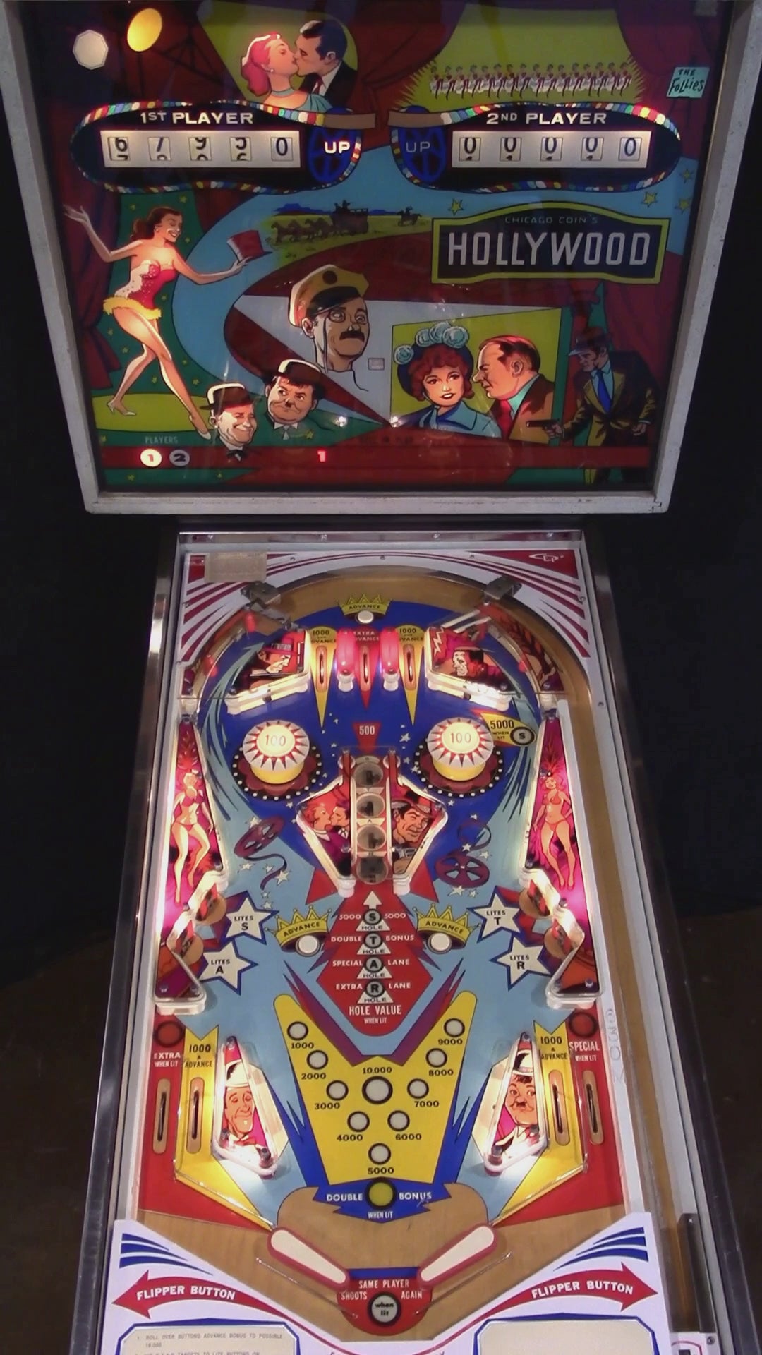 Hollywood (Refurbished) Chicago Coin 1976