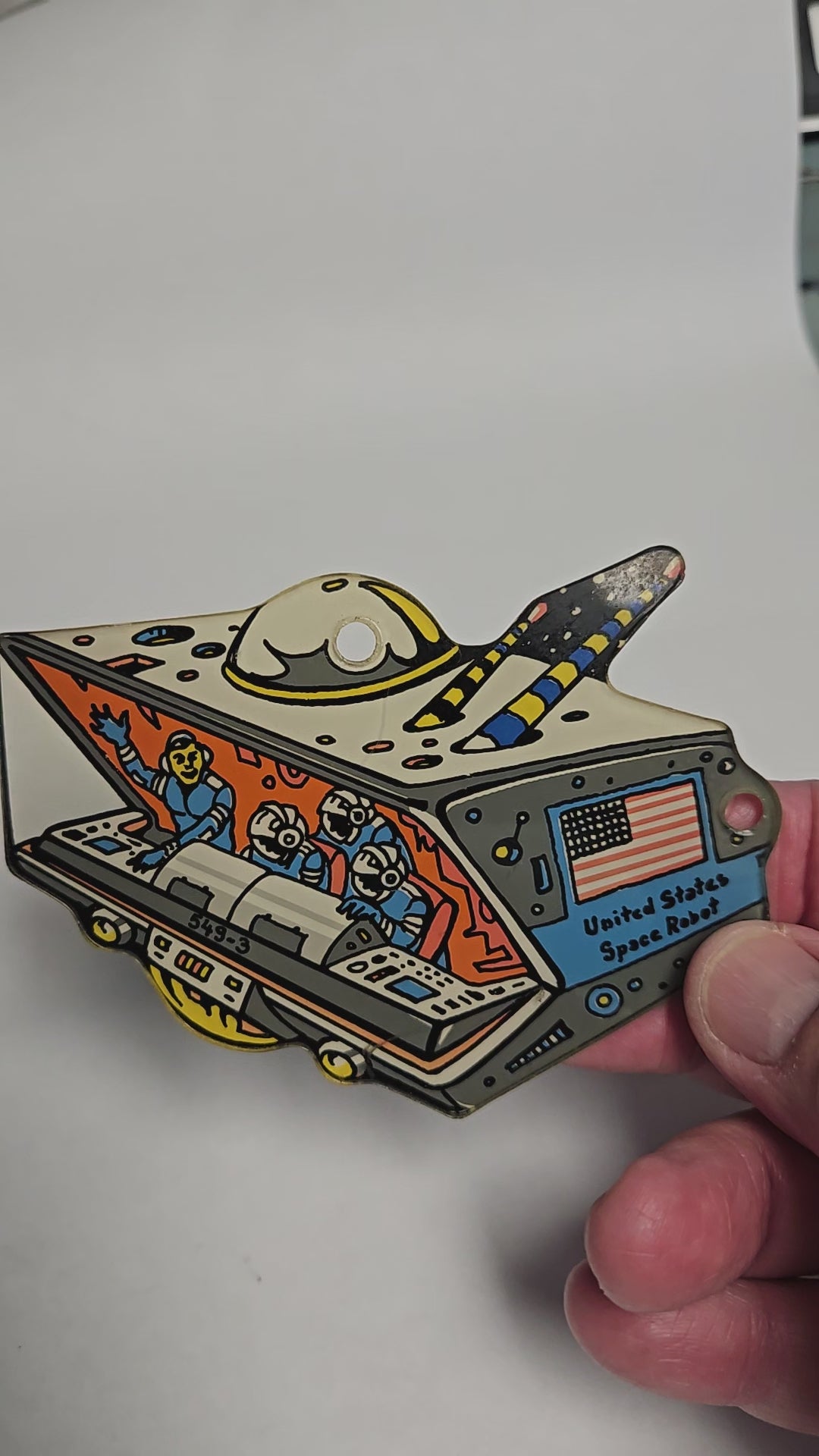 Pinbot Pinball (Williams, 1986) Original Playfield Plastic 549-03