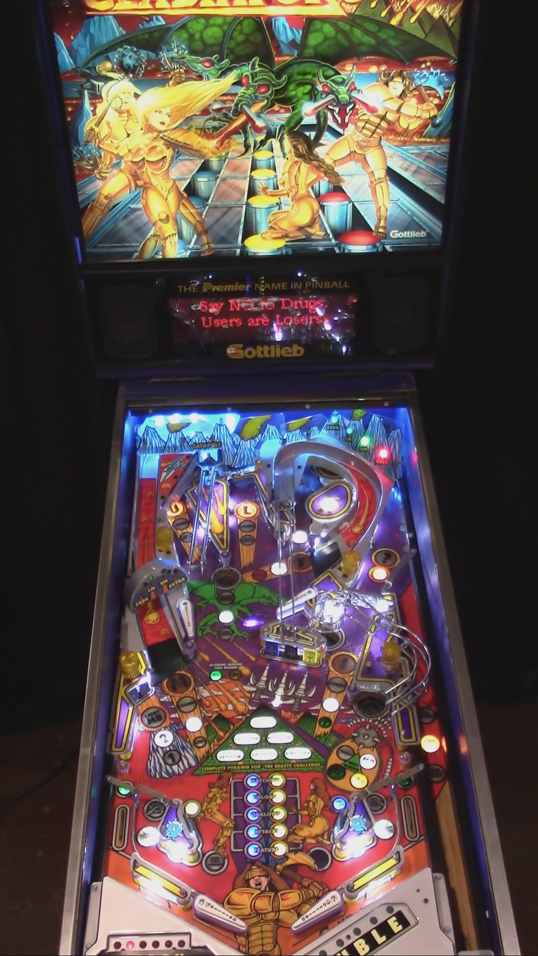 Gladiators (Refurbished) Gottlieb (Premier) 1993