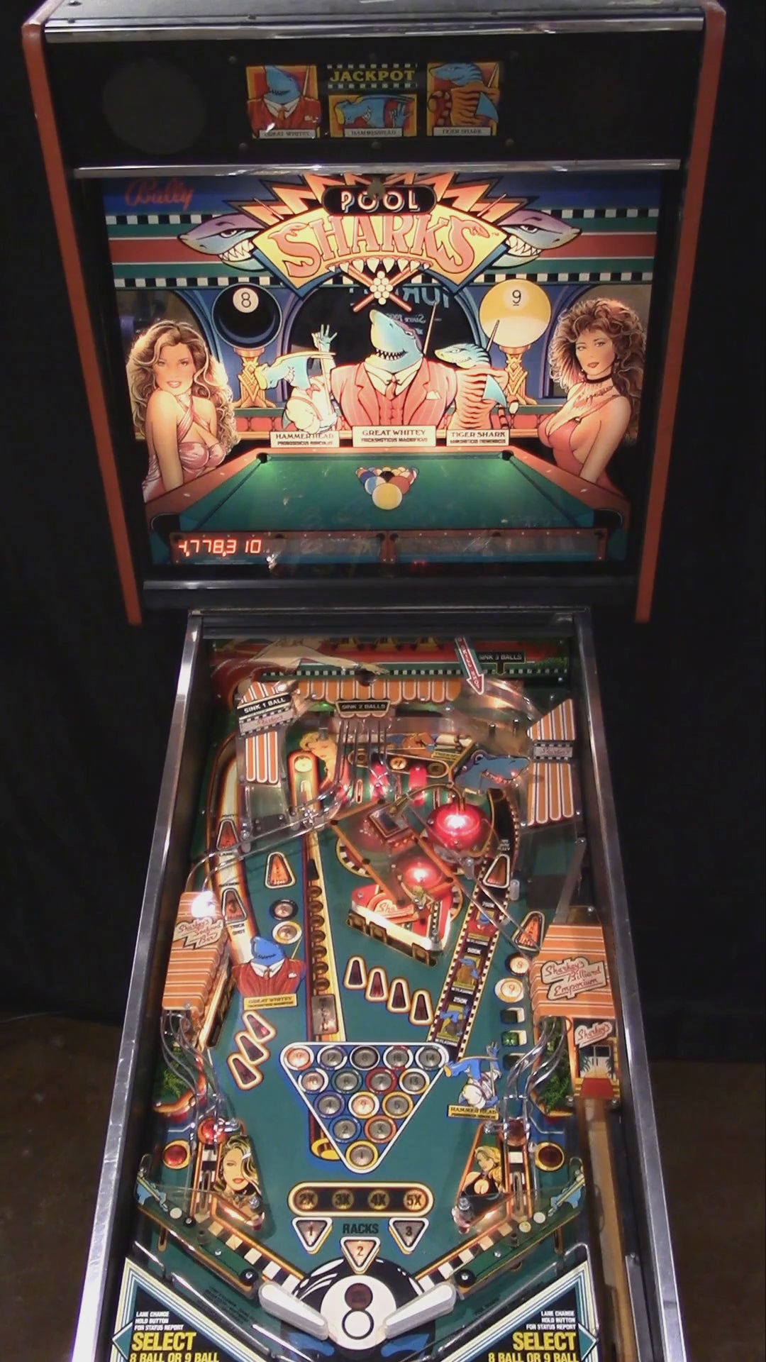 Pool Sharks (Refurbished) Bally 1990