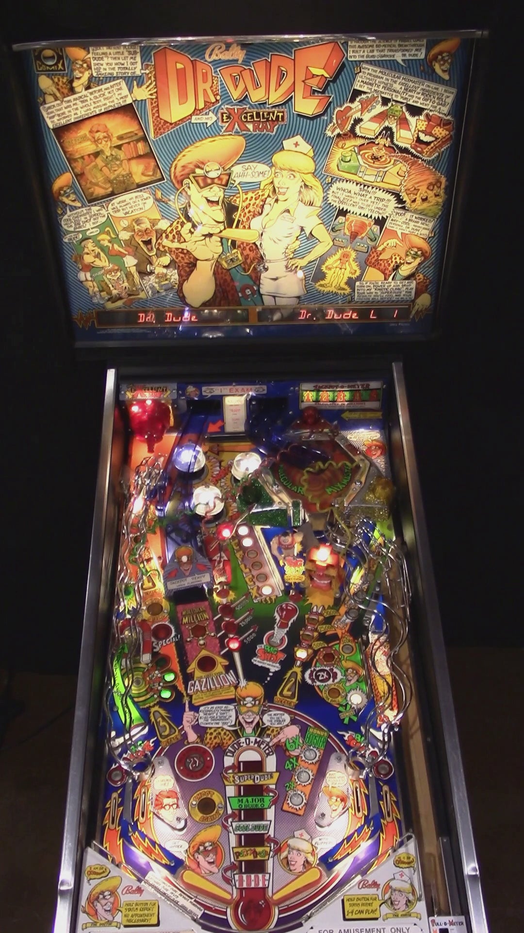 Dr. Dude and His Excellent Ray (Refurbished) Bally 1990