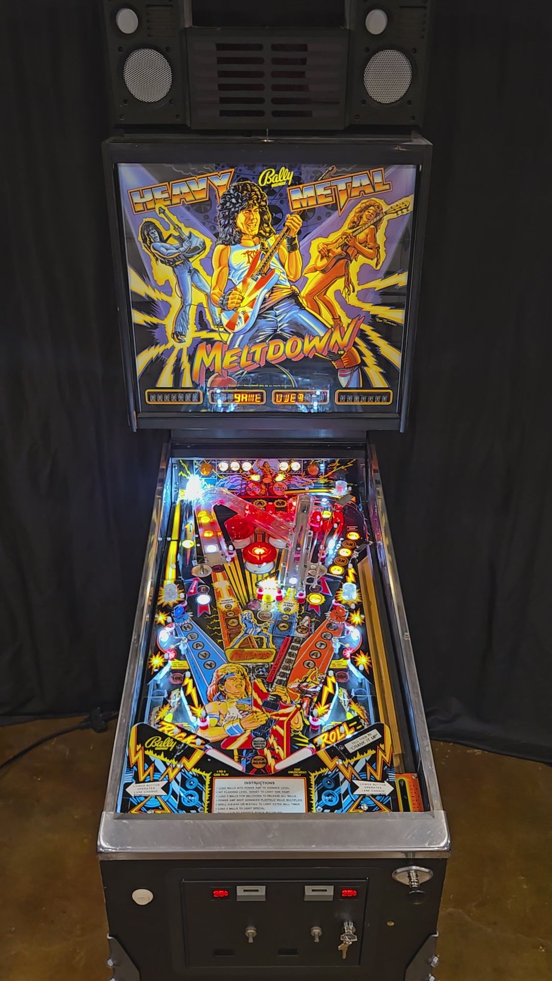 Heavy Metal Meltdown (Completely Shopped) Bally 1987