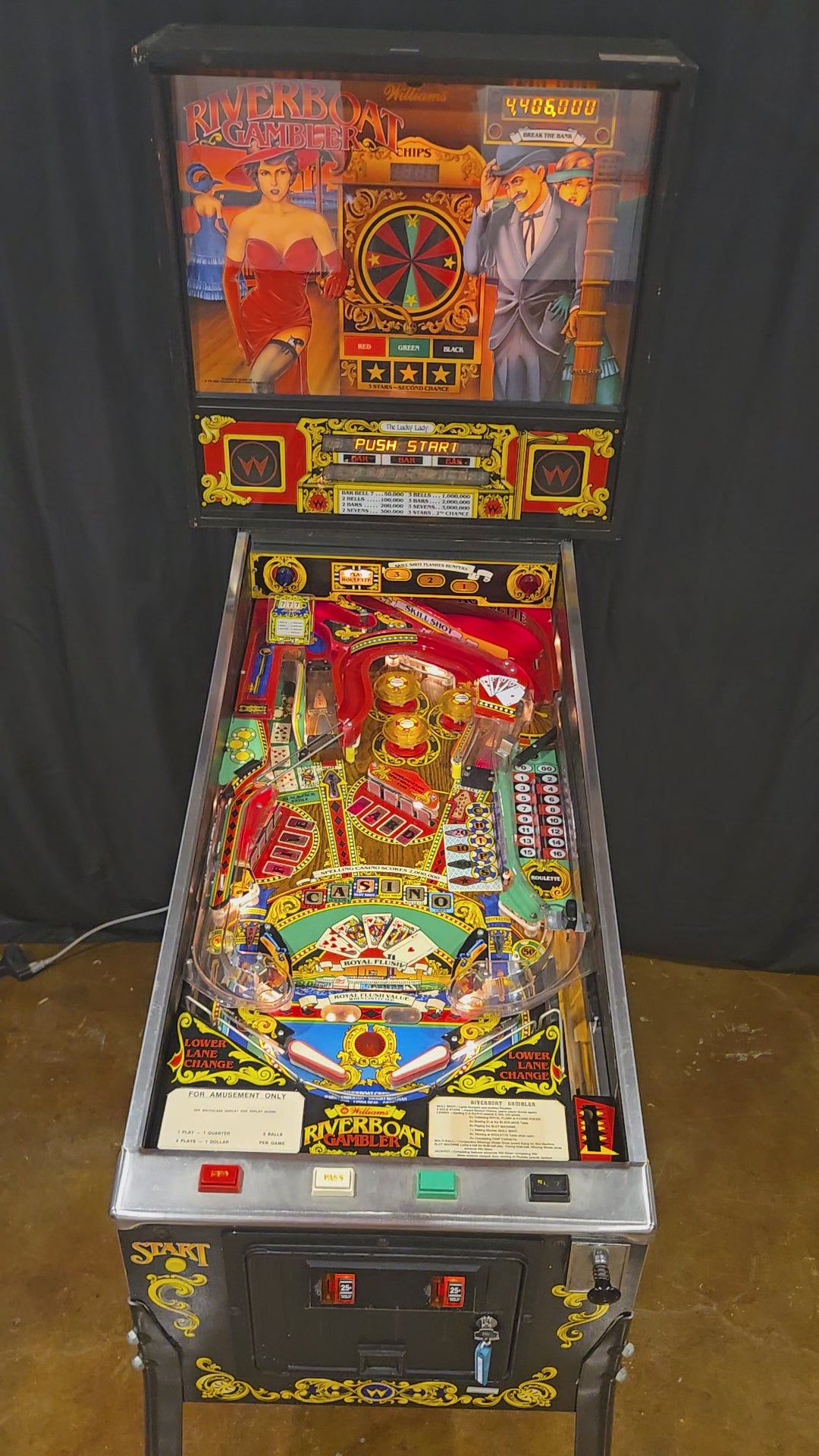 Riverboat Gambler (Refurbished) Williams 1990