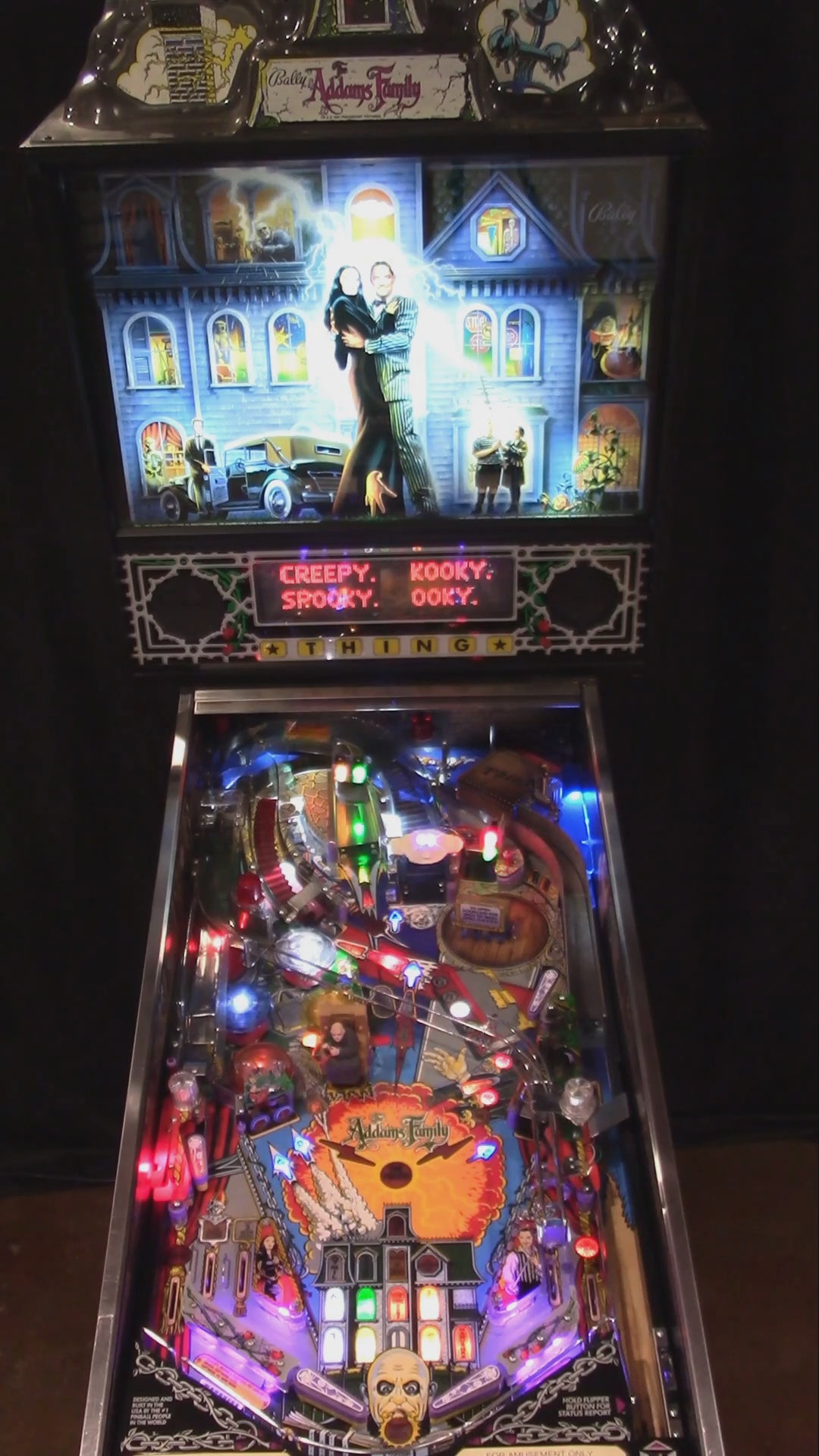 Addams Family (Refurbished &amp; Modded) Bally 1992