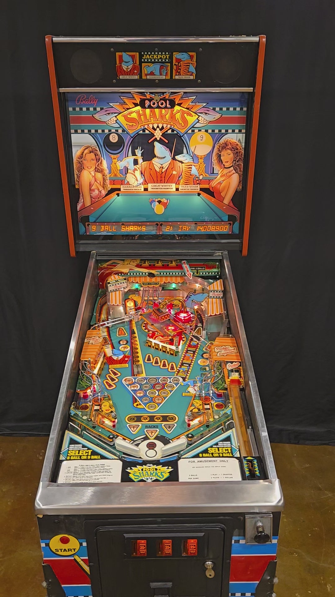 Pool Sharks (Refurbished) Bally 1990