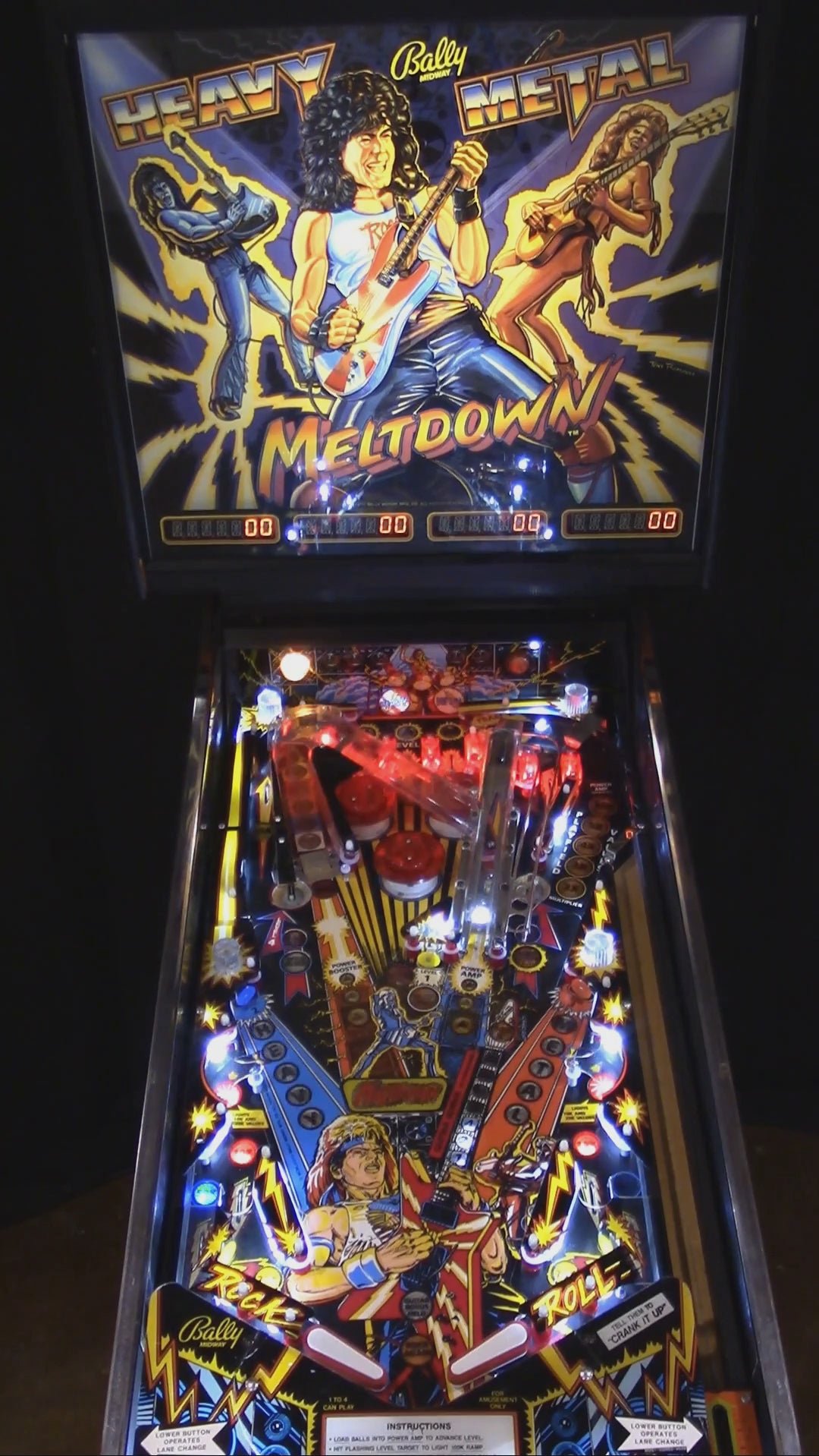 Heavy Metal Meltdown (Completely Shopped) Bally 1987