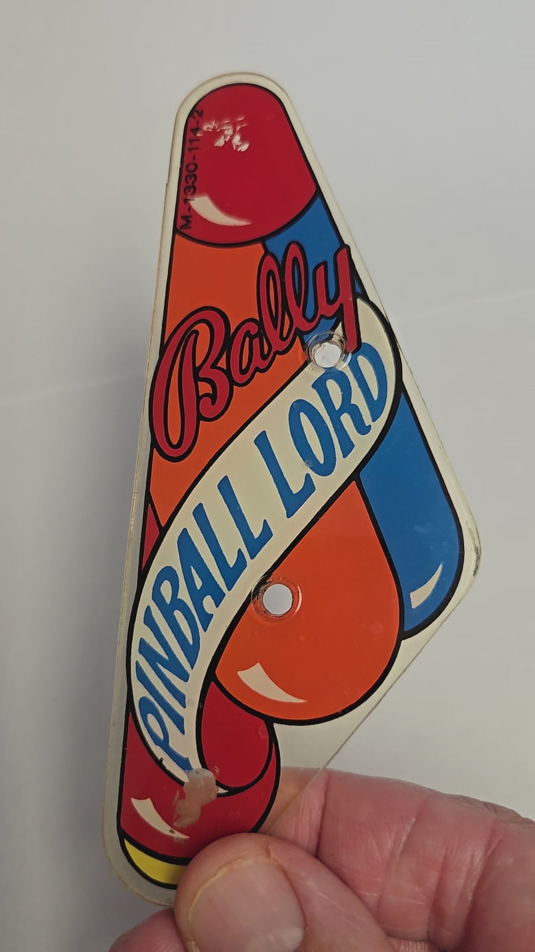 Wizard! Pinball (Bally, 1975) Original Playfield Plastic M-1330-114-02