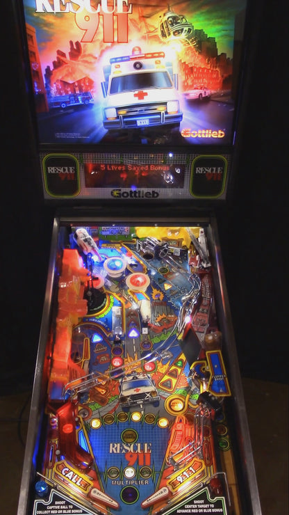 Rescue 911 (Refurbished) Gottlieb 1994