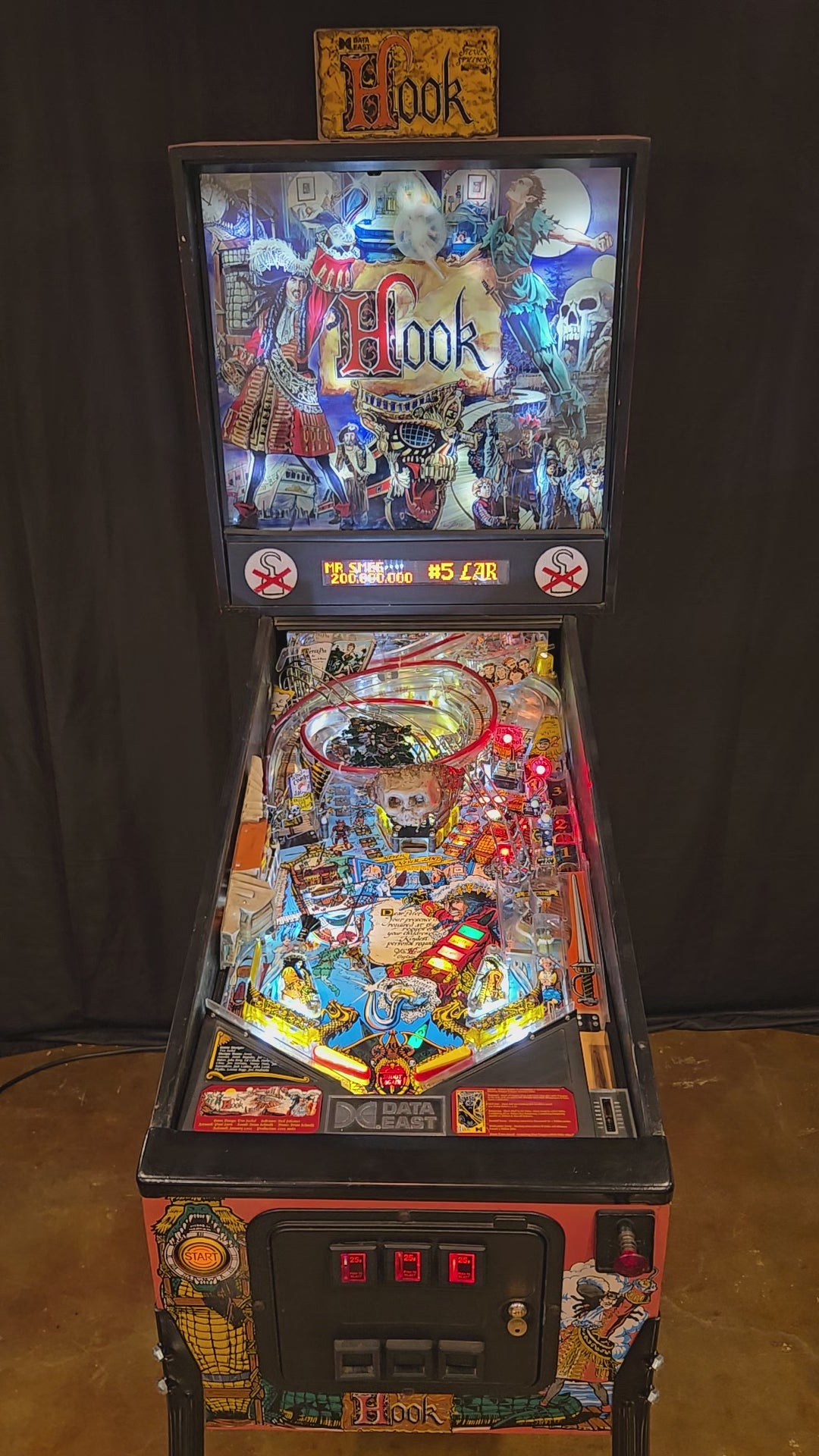 Hook (Refurbished) Data East 1992