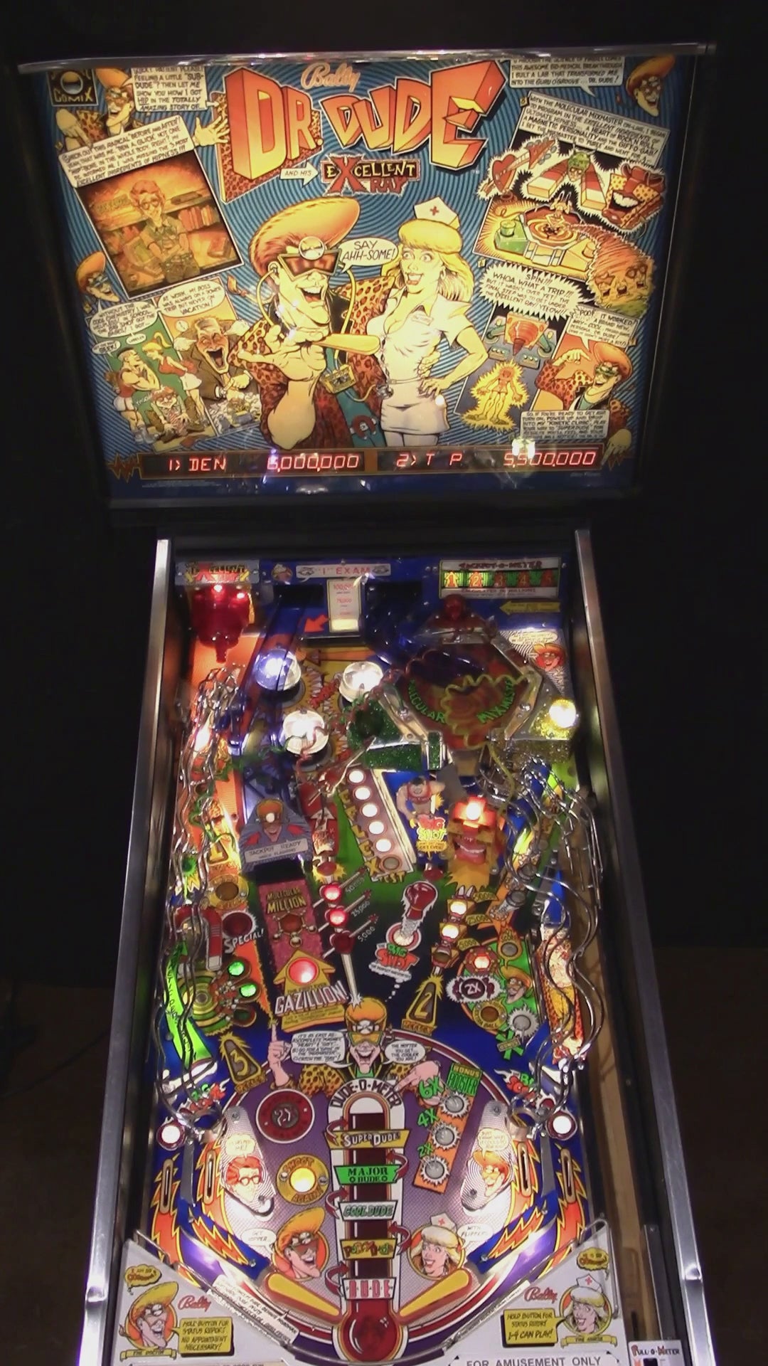 Dr. Dude and His Excellent Ray (Refurbished) Bally 1990