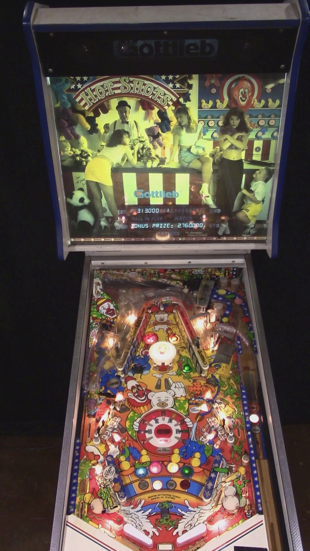 Hot Shots (Refurbished) Gottlieb 1989