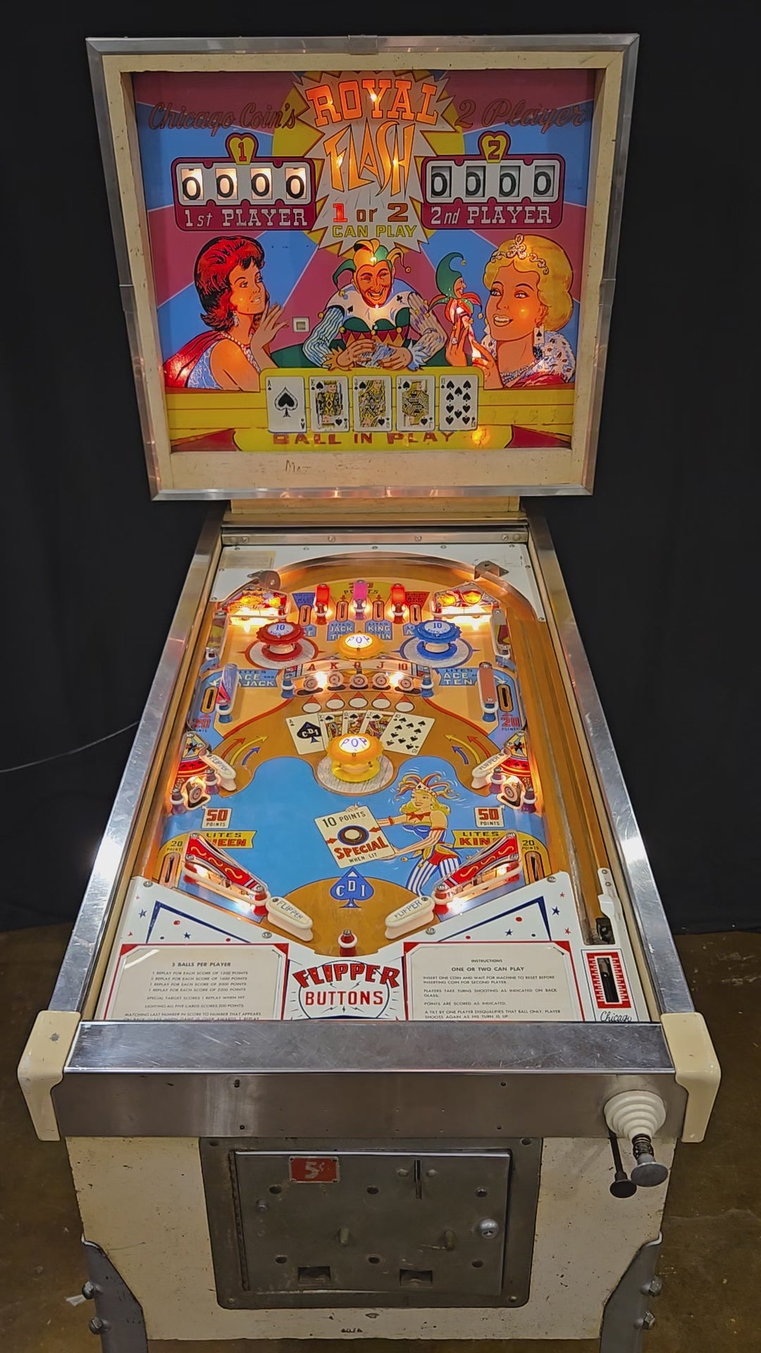 Royal Flash (Refurbished) Chicago Coin 1964