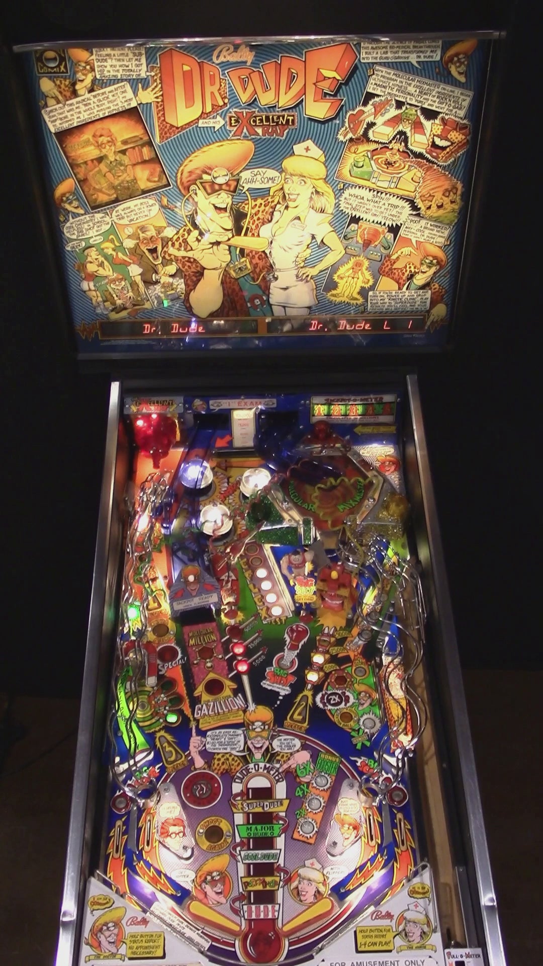 Dr. Dude and His Excellent Ray (Refurbished) Bally 1990