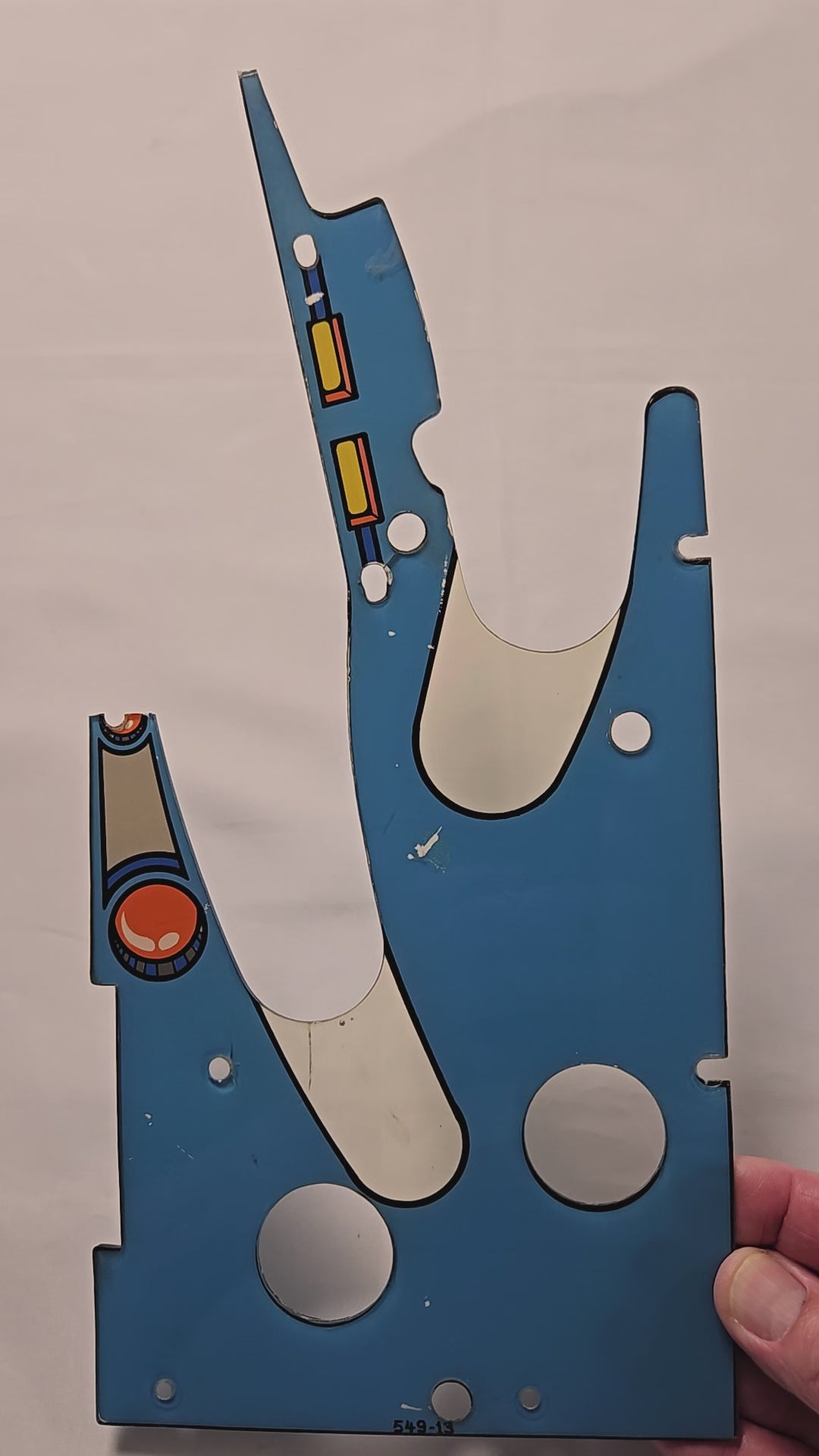 Pinbot Pinball (Williams, 1986) Original Playfield Plastic 549-13