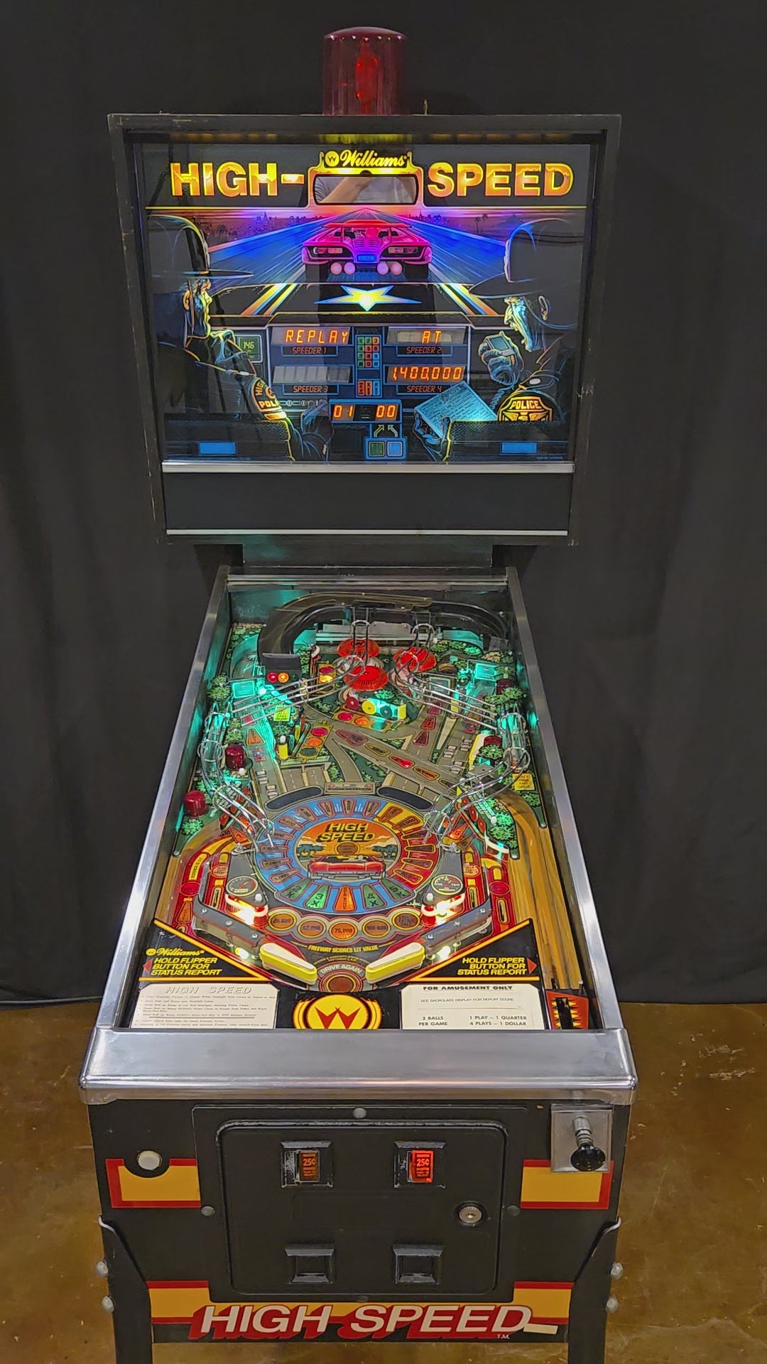 High Speed (Refurbished) Williams 1986