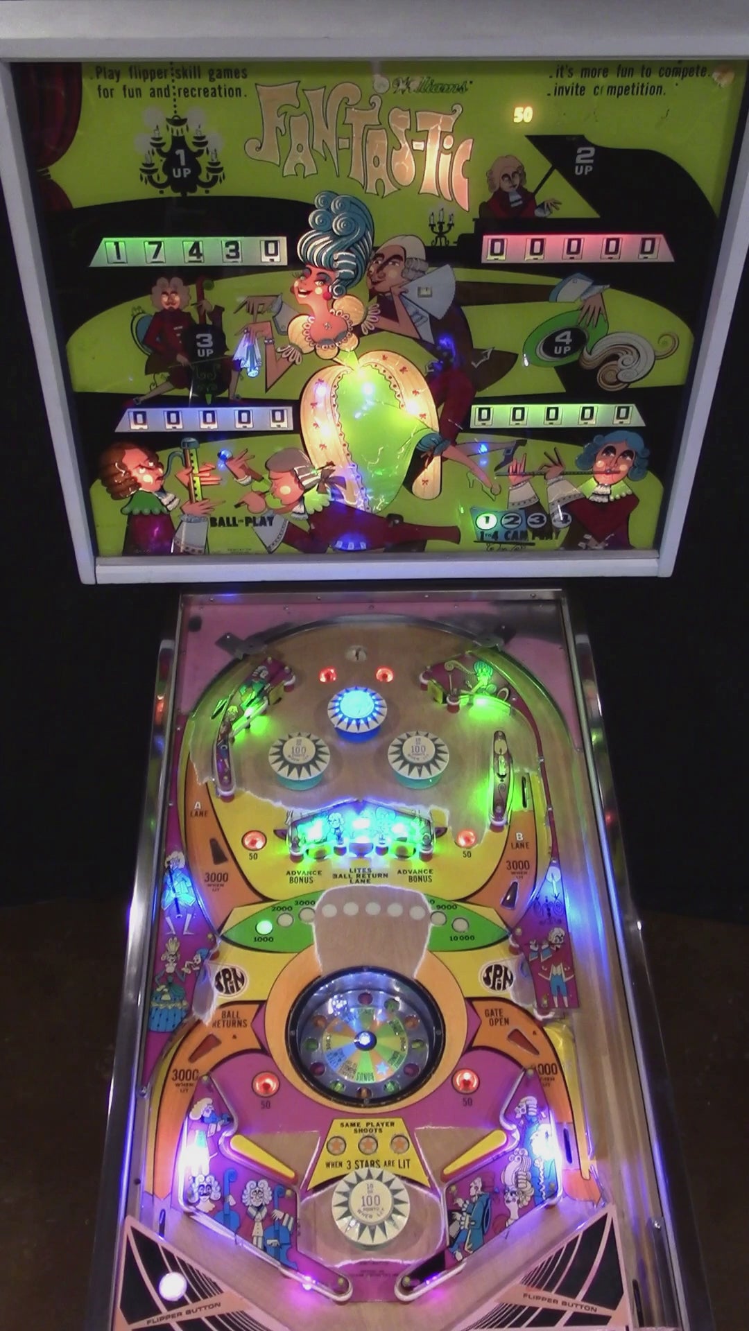 Fan-Tas-Tic (Refurbished) Williams 1972